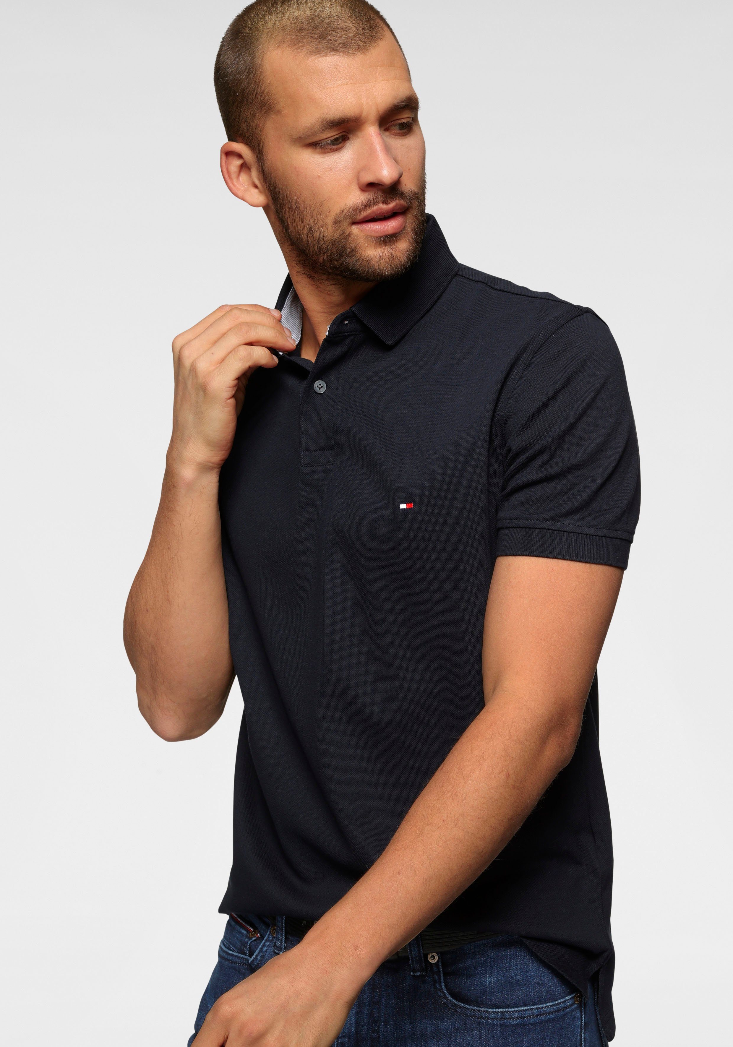 Tommy Hilfiger Poloshirt 1985 REGULAR POLO van hoogwaardige katoen-piqué-kwaliteit