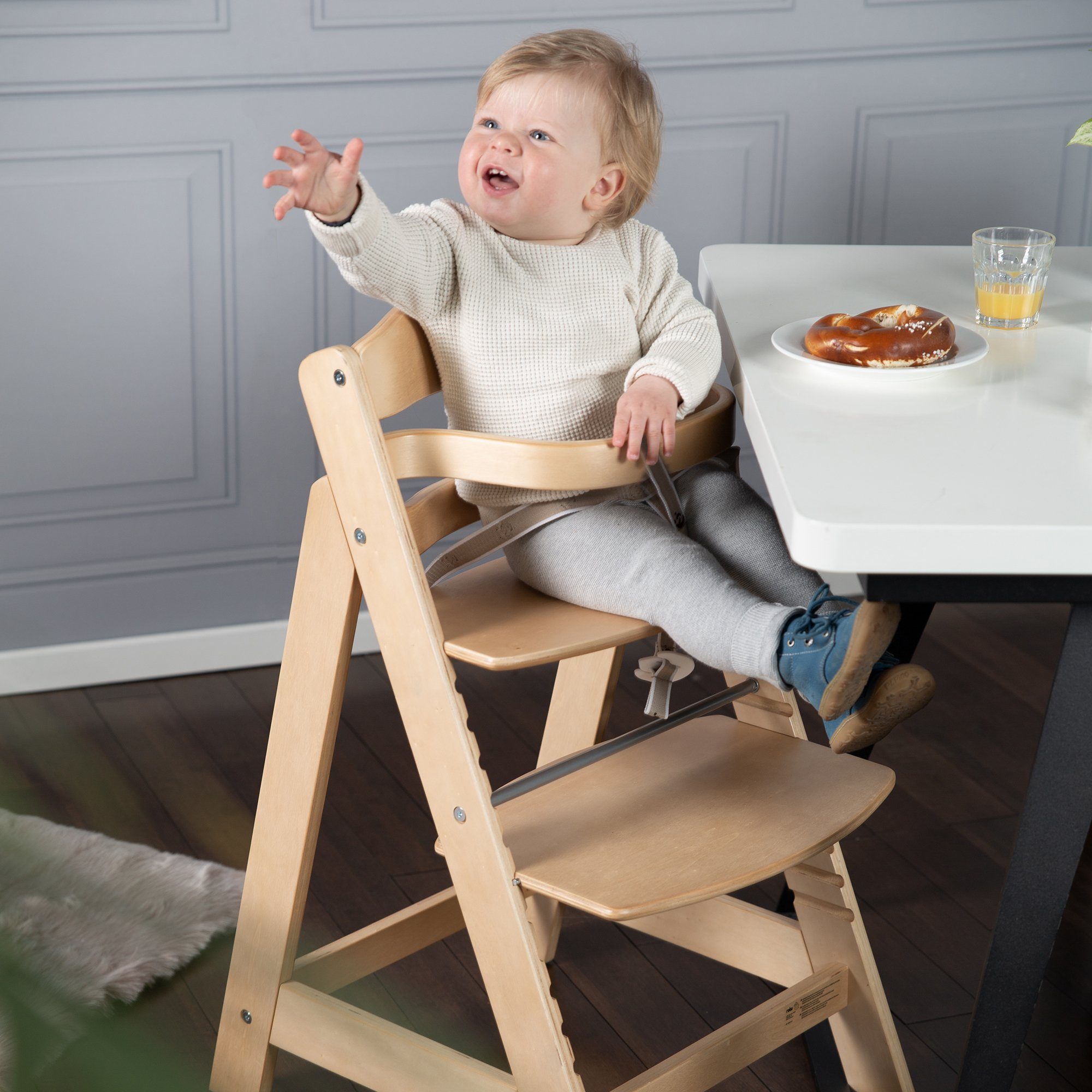 Roba® Kinderstoel Meegroeistoel Sit up III, naturel