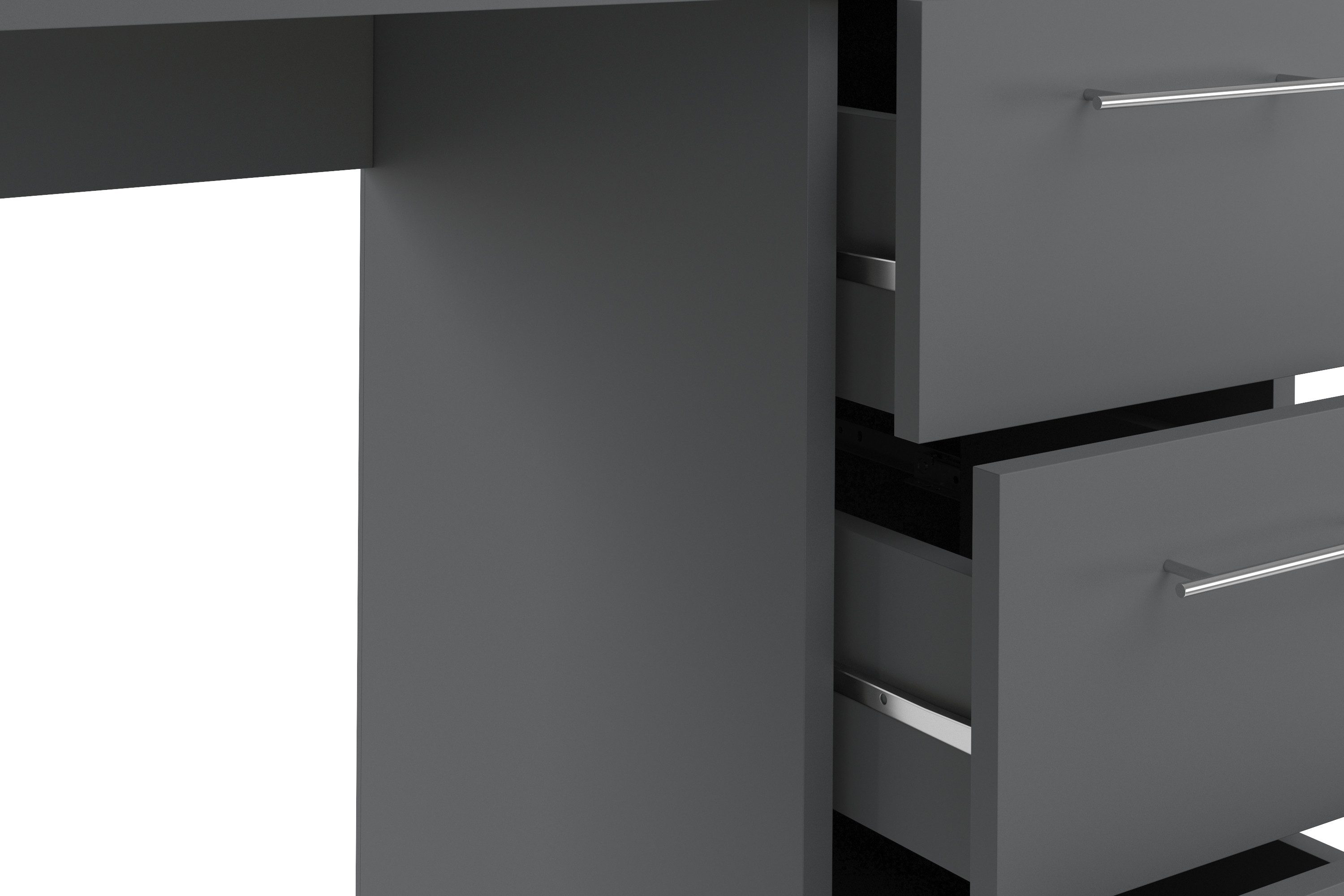 VOGL Möbelfabrik Bureau Tobi, optioneel met toetsenborduitrekking, met 3 lades, breedte 115 cm, made in germany