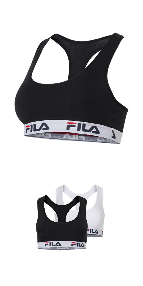 Fila Bustier Bra Woman zonder vulling en zonder beugel (Set van 2)