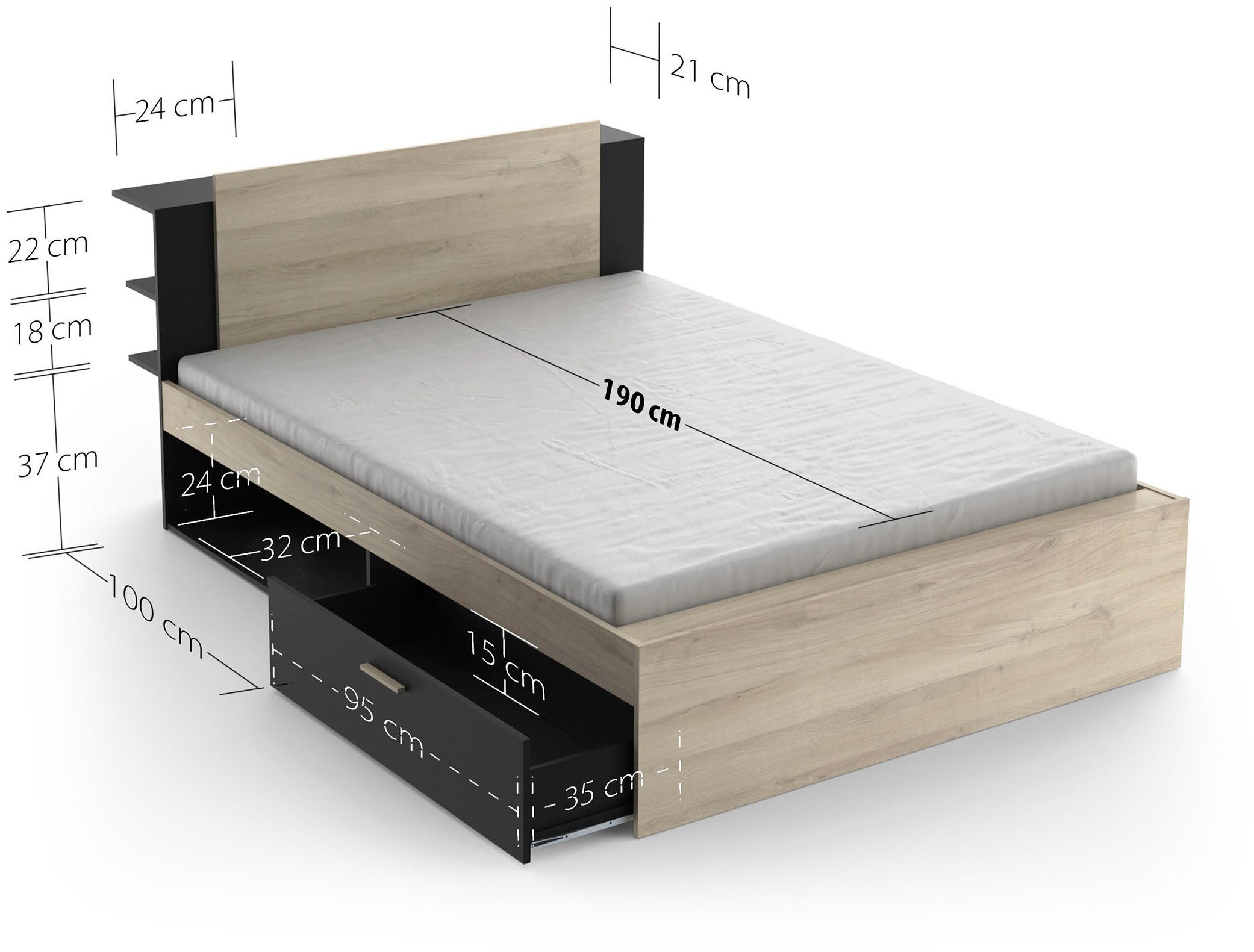 Demeyere GROUP Bedframe LIFE Tijdloze stijl, gemakkelijk te combineren