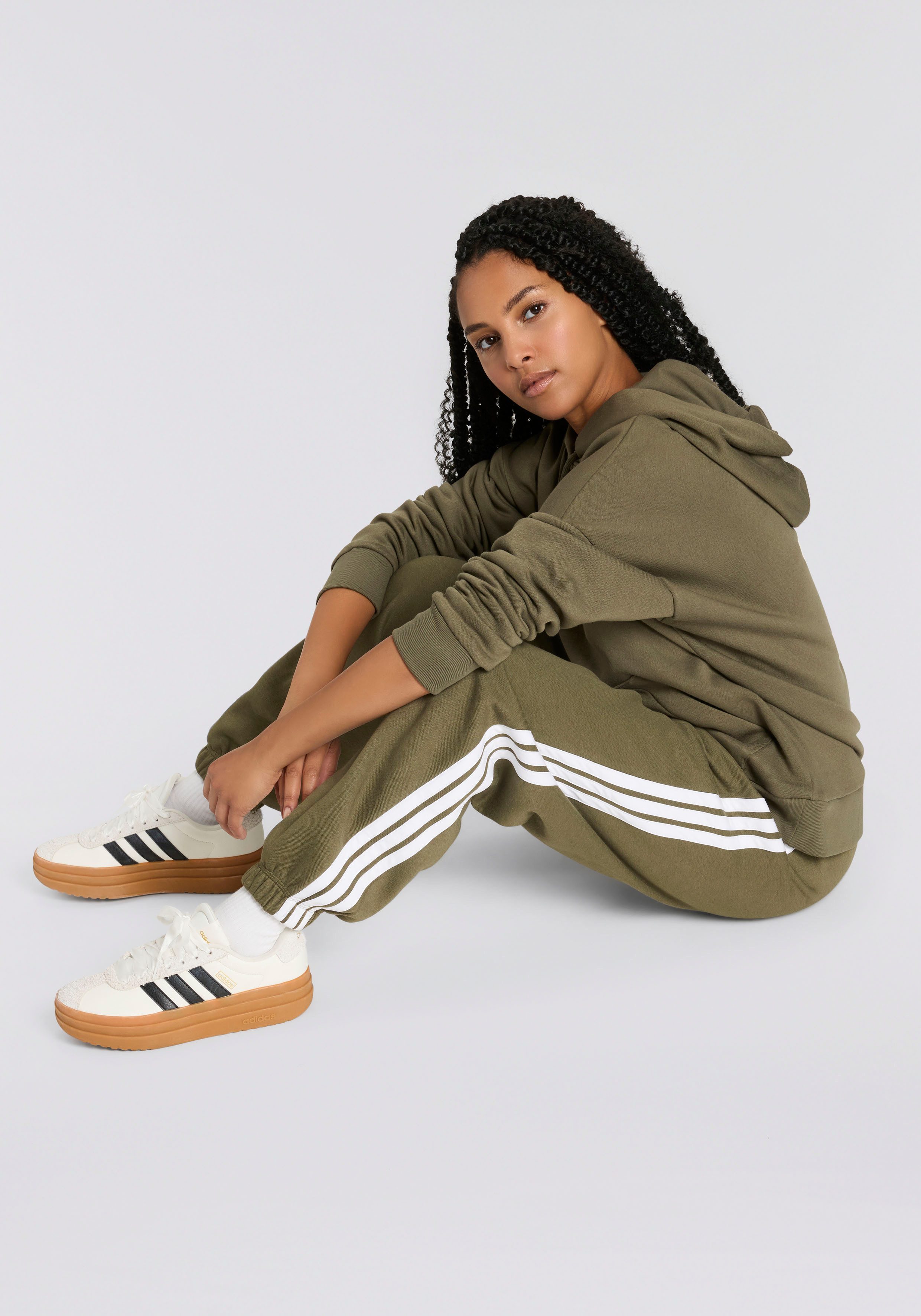 adidas Sportswear Sportbroek W 3S FL C PT (1-delig)