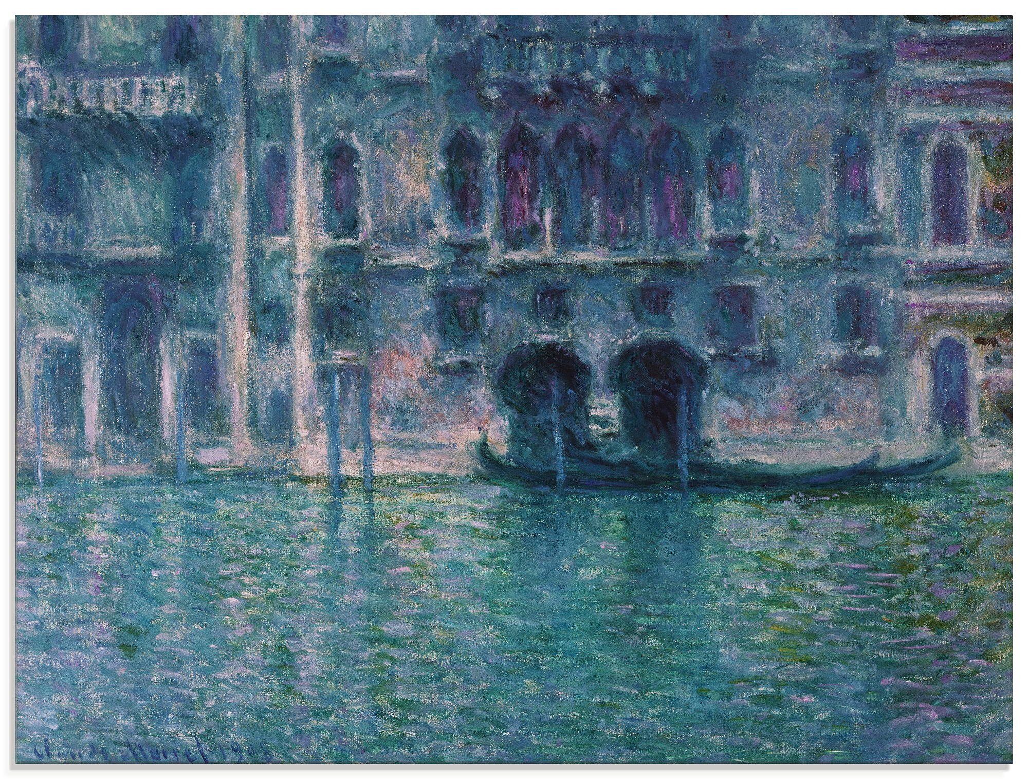 Artland Print op glas De palazzo de Mula in Venetië. 1908 (1 stuk)