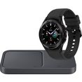 samsung smartwatch galaxy watch4 classic r880, 42mm + wireless charger duo zwart