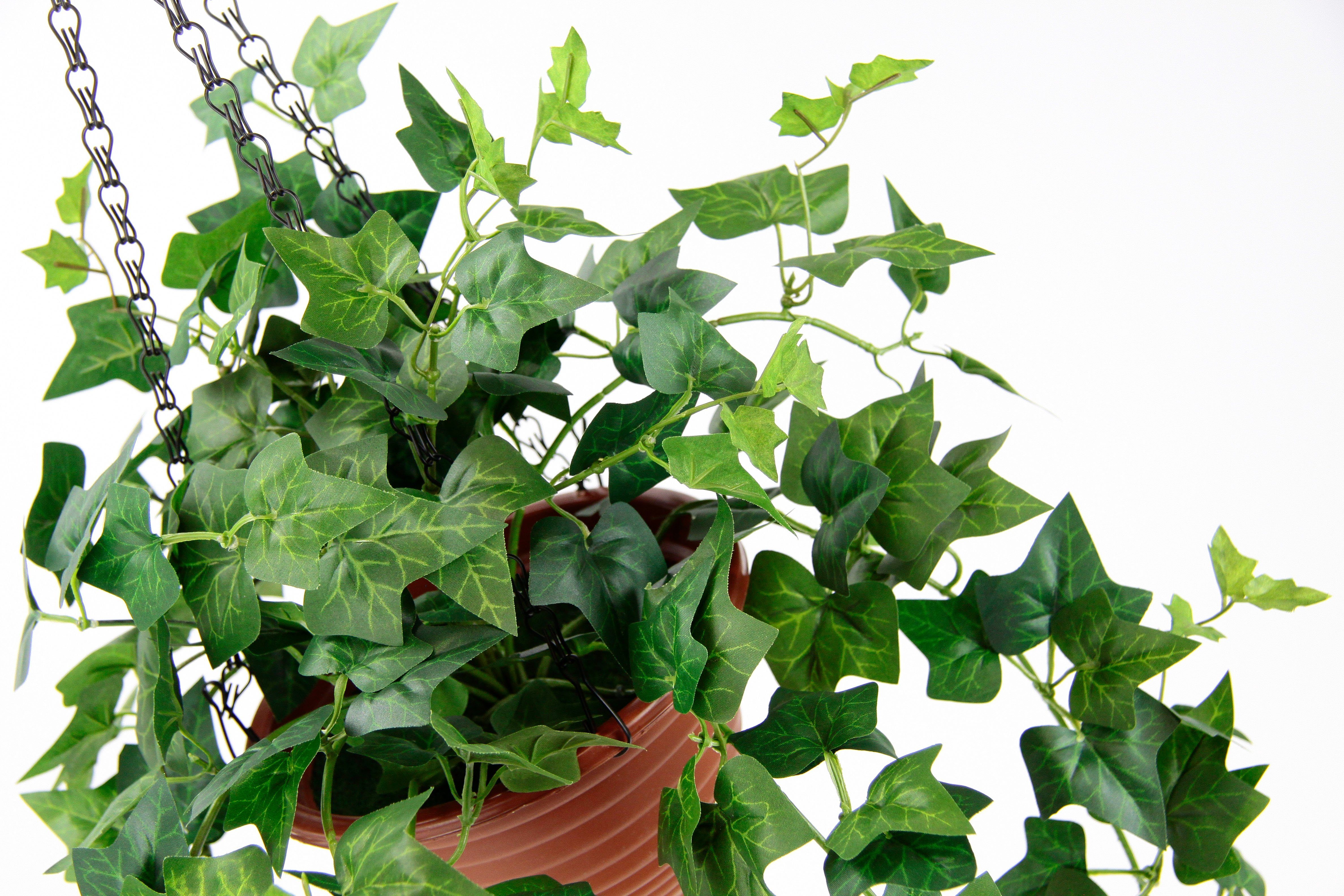 my home Kunstplant Klimop In pot, met plantenhanger, kunstklimop (1 stuk)
