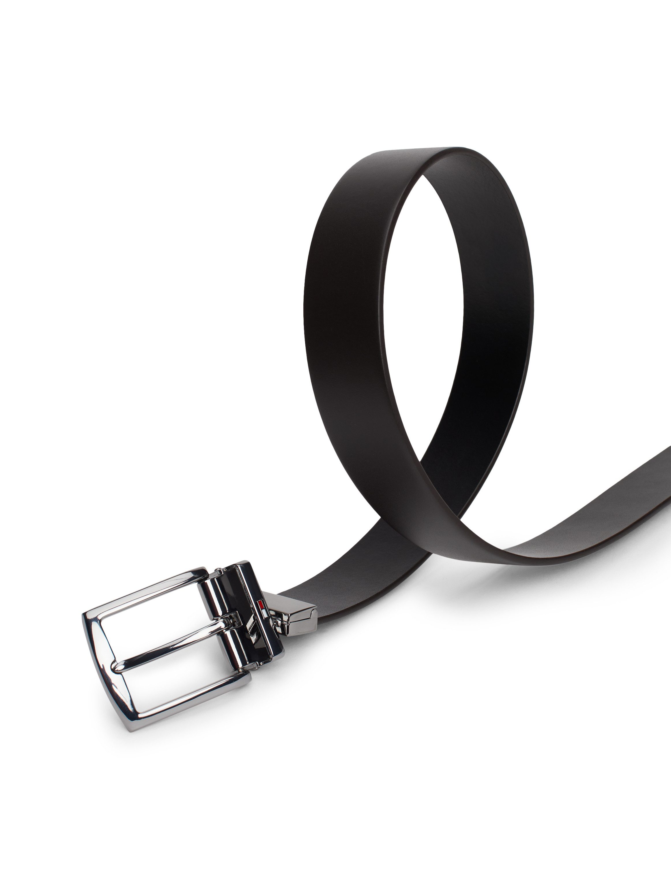 Tommy Hilfiger Leren riem Denton Rev. 3.5 cm met gestempeld logo