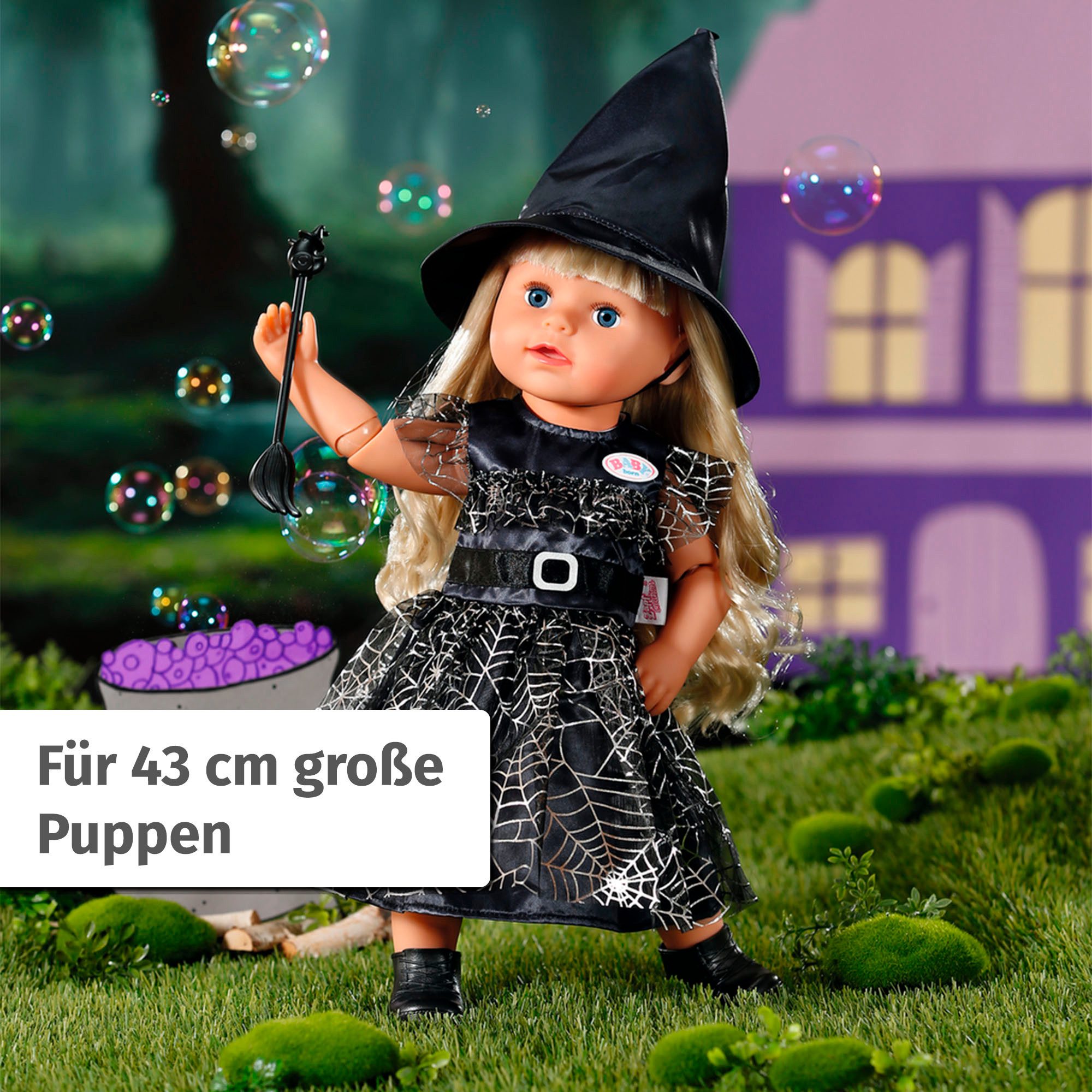 Baby Born Poppenkleding Heksenjurk, 43 cm