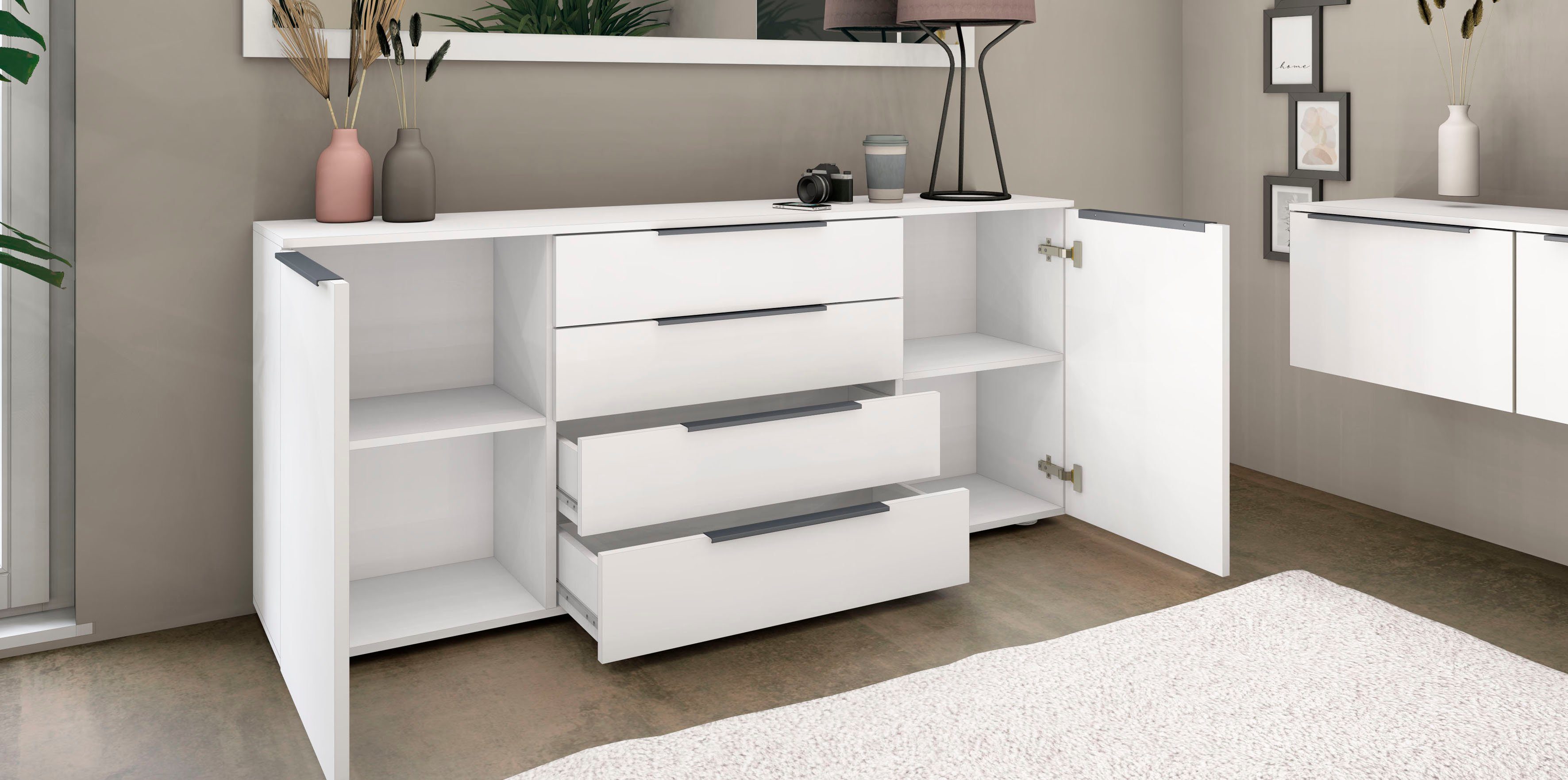 borchardt Möbel Dressoir Tom Breedte 166 cm