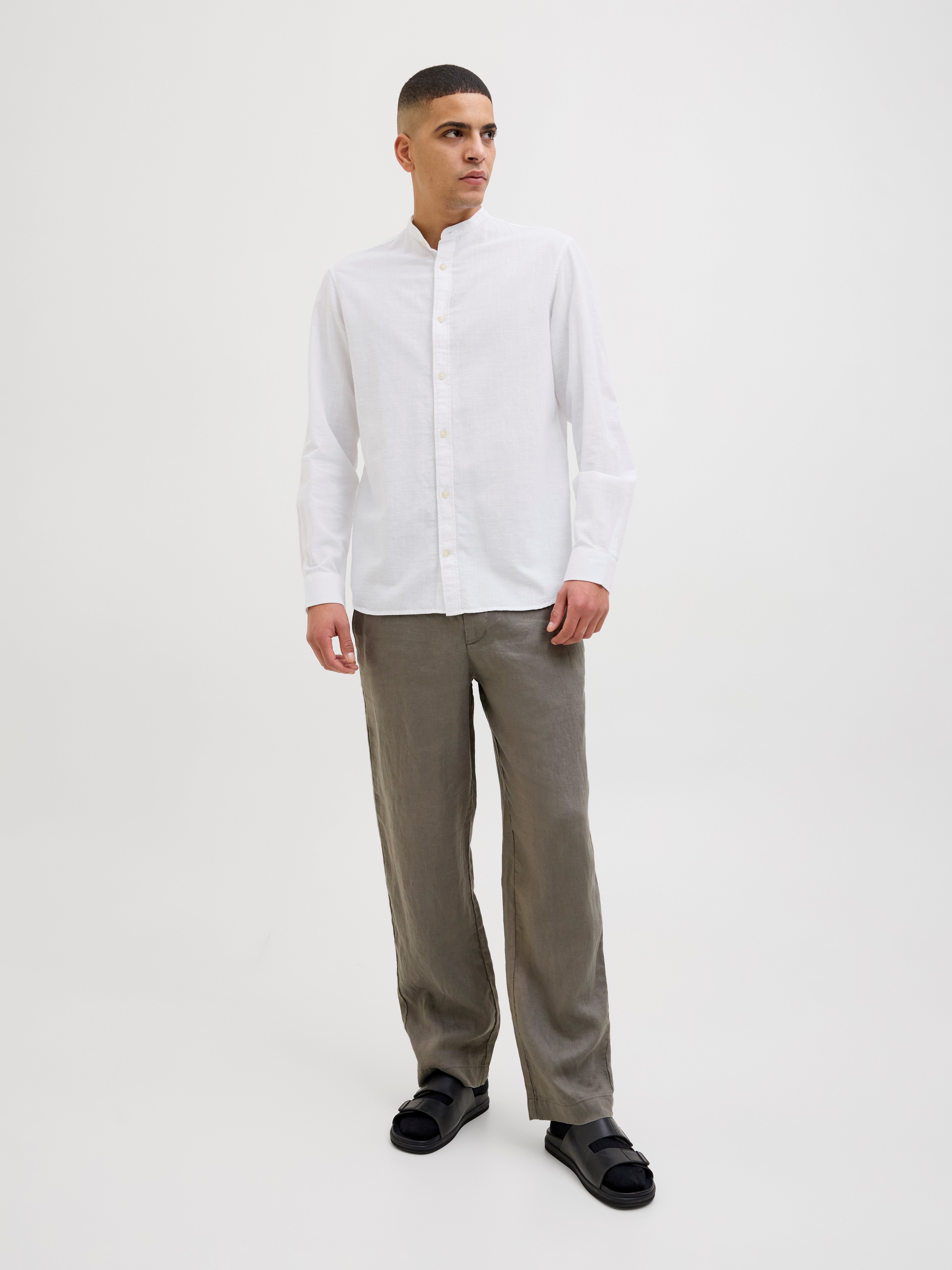 Jack & Jones Overhemd met lange mouwen JJESUMMER BAND SHIRT LS SN