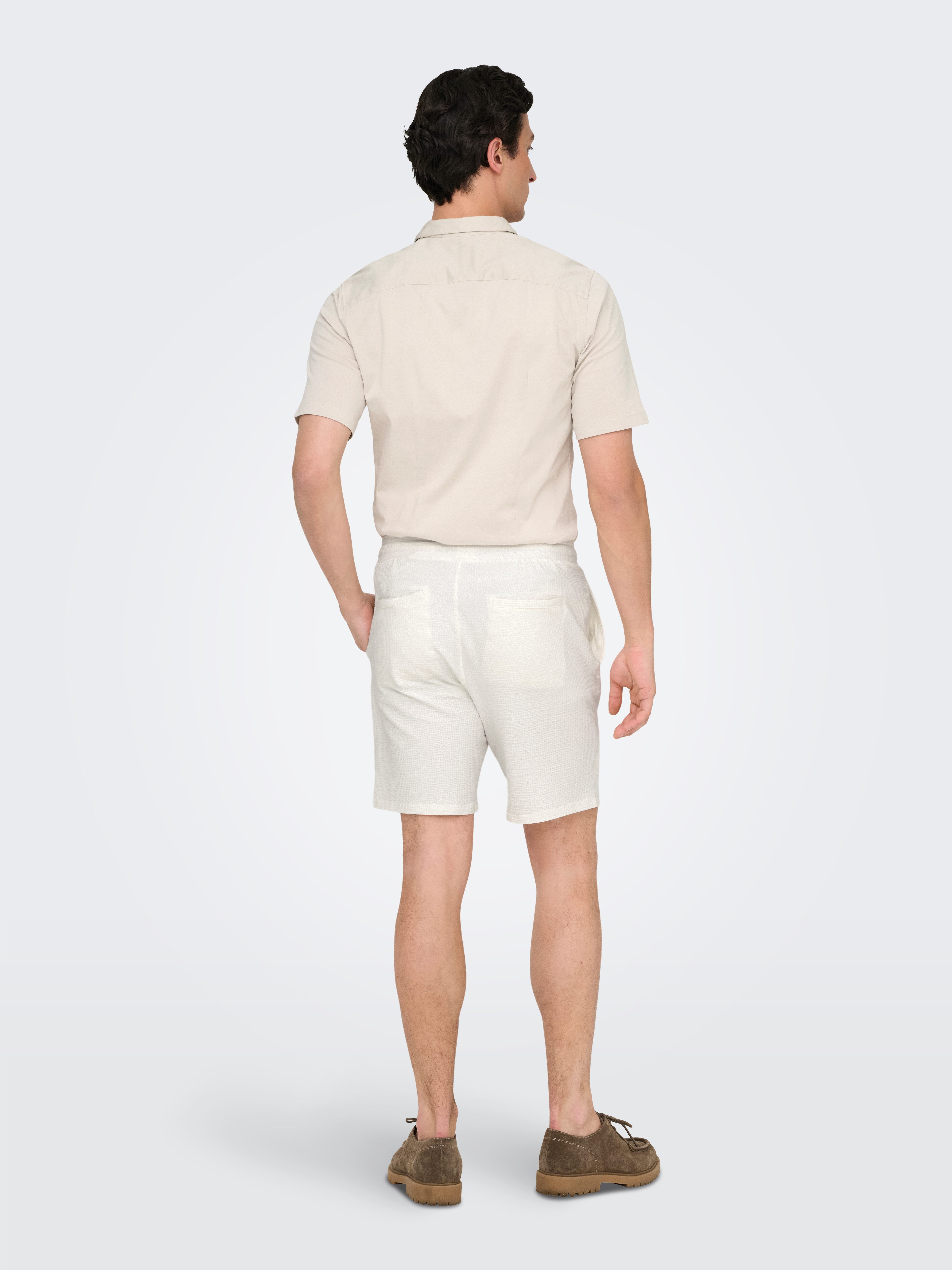 ONLY & SONS Short ONSKIAN LIFE REG SEERSUCKER SHORTS NOOS