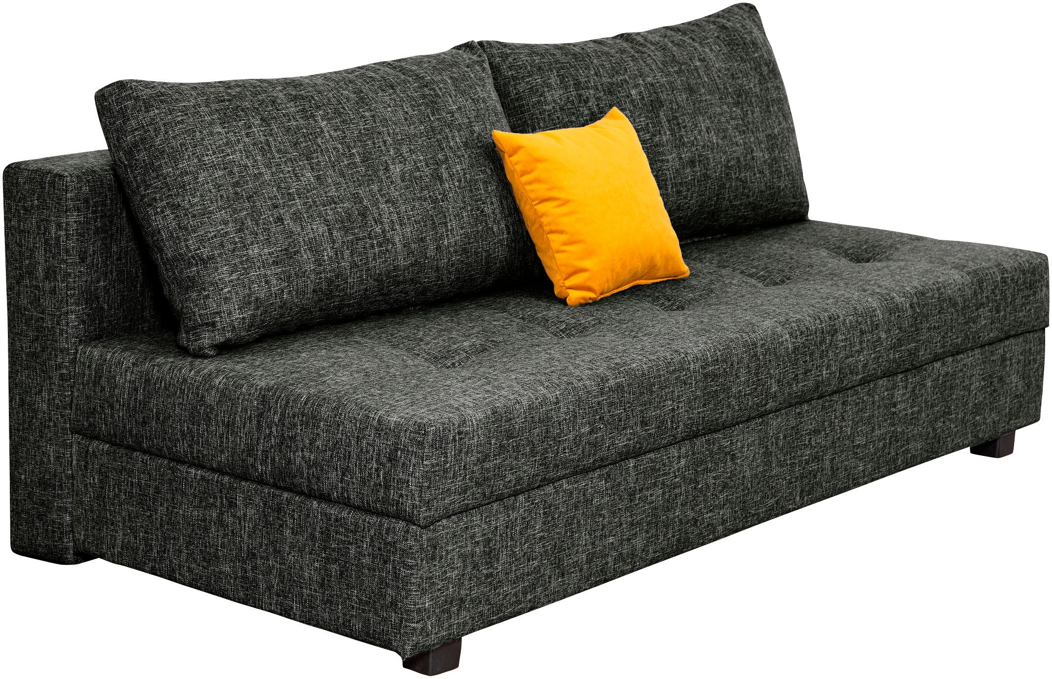 COLLECTION AB Slaapbank DARIA inclusief slaapfunctie en bedlade Slaapbank, bedfunctie, bedlade, inclusief rugkussens, veerkern