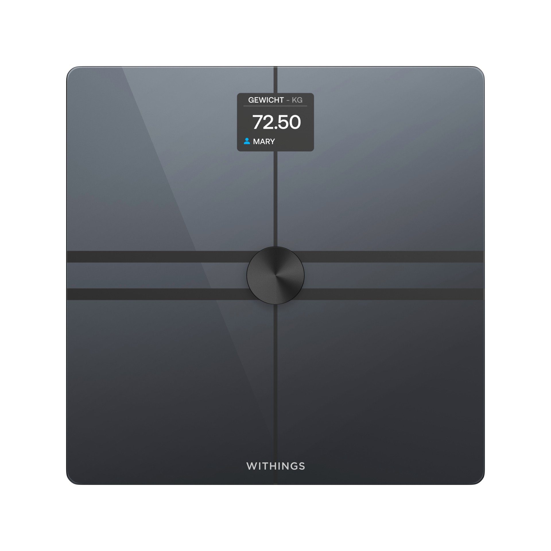 Withings Personenweegschaal Body Comp, Wi-Fi of Bluetooth-connectiviteit speciale modi voor zwangerschap, baby's en atleten