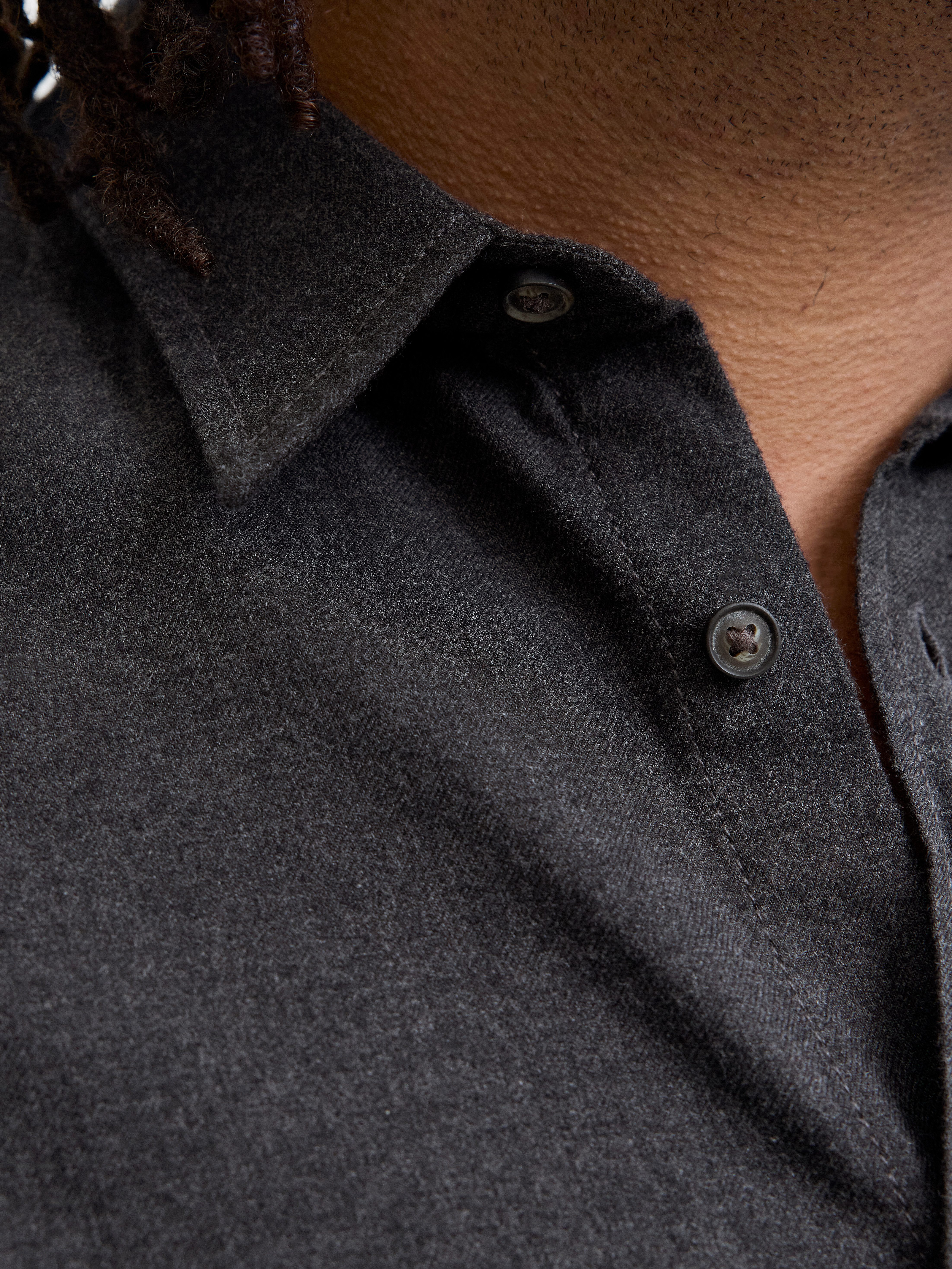 Jack & Jones PlusSize Overhemd met lange mouwen JJECLASSIC MELANGE SHIRT L/S SN PLS