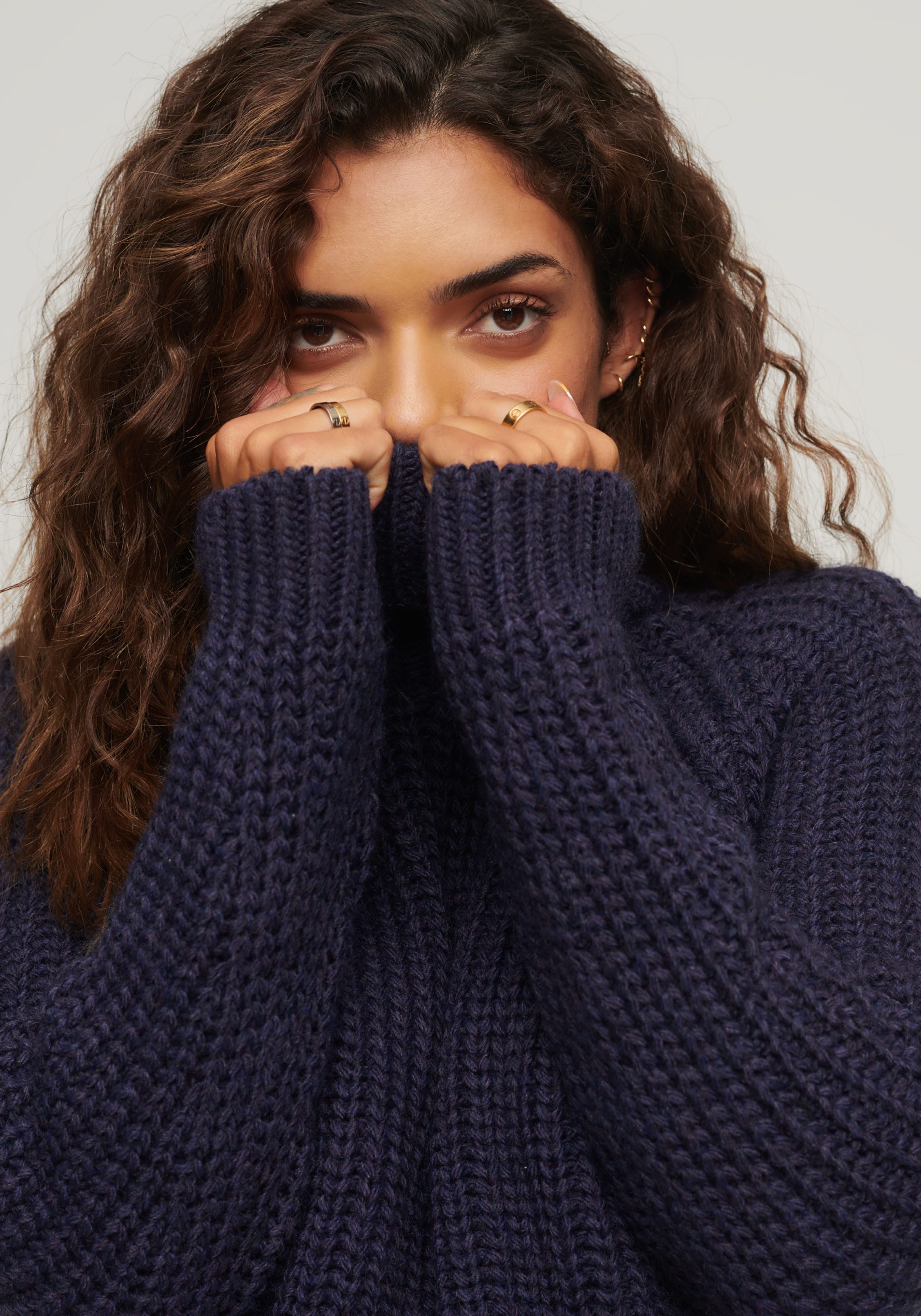 Superdry Gebreide trui Slouchy Stitch Roll Neck Knit