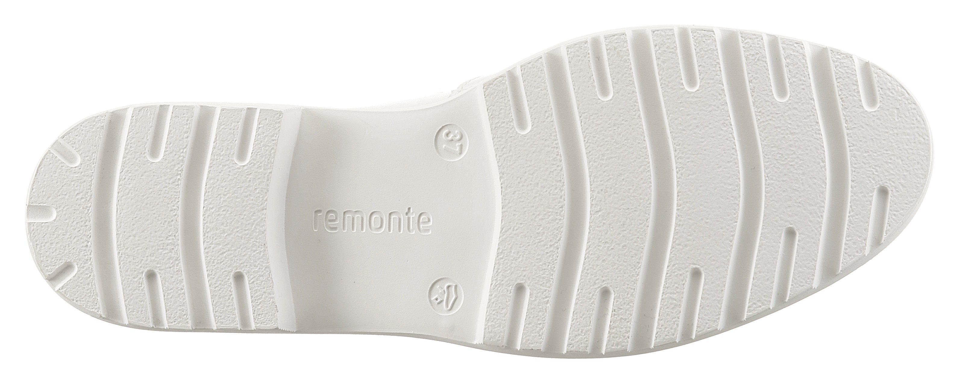 Remonte Loafers Chunky slipper, plateau slipper met moderne vlecht-siergesp