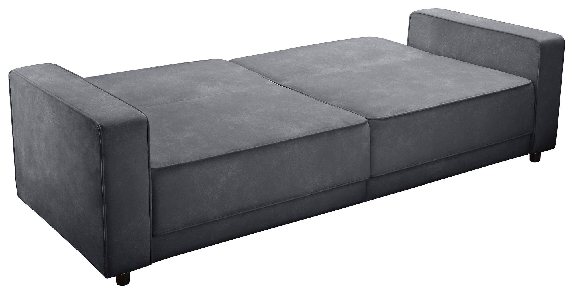 Dorel Home 3-zitsbank Allie slaapbank 225 cm Slaapbank functie (108/190cm), trendy ribfluweel of onderhoudsvriendelijk velours
