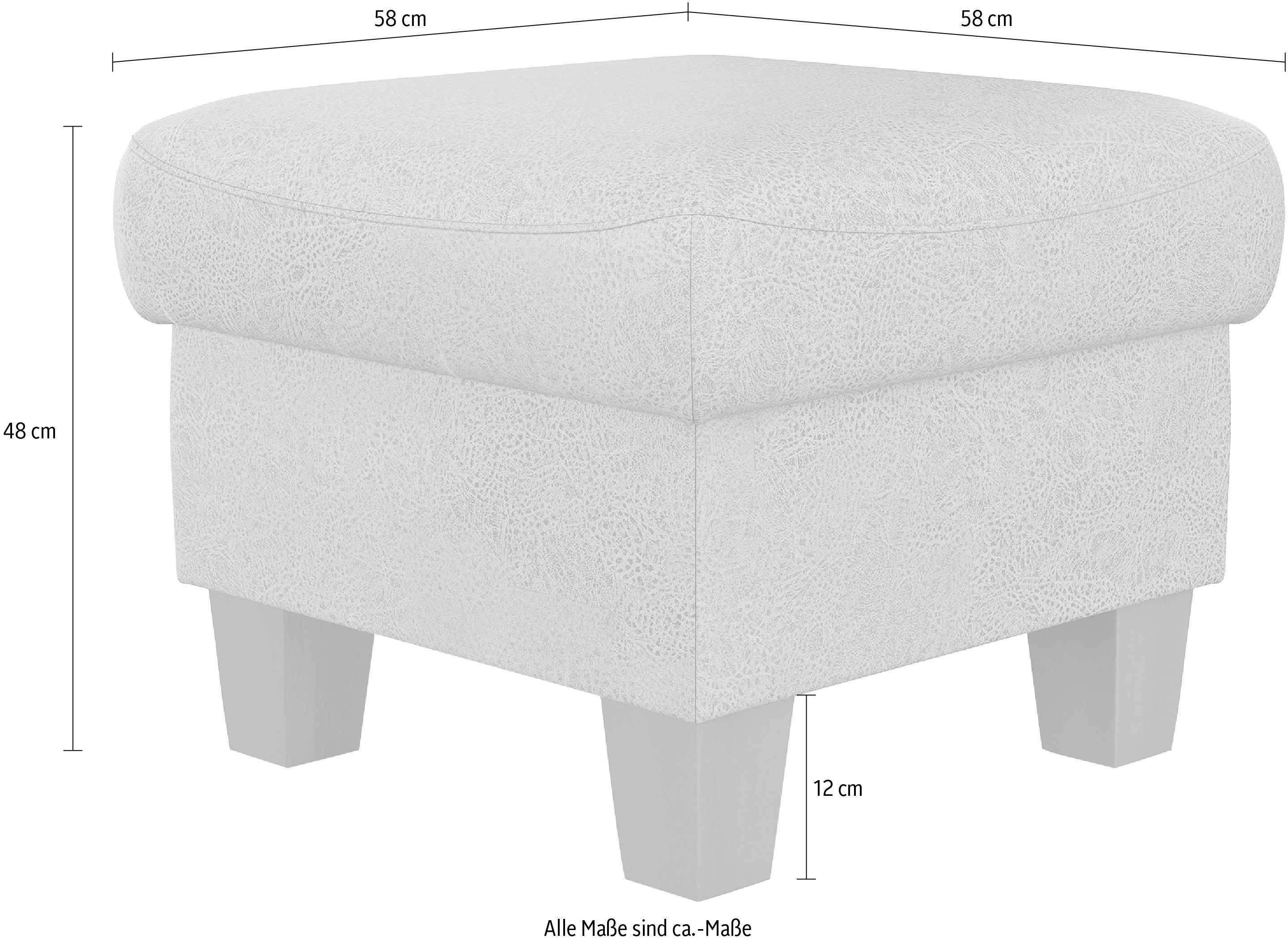 Home affaire Hocker met bergruimte CALDERA Bergruimte, ook in easy care-bekleding voor eenvoudig schoonmaken met water