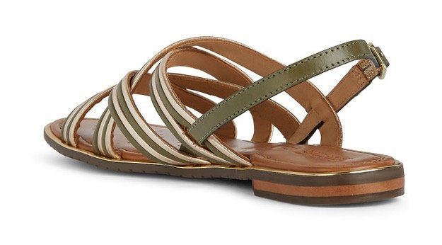 Geox Sandalen D SOZY PLUS G , zomerschoen, sandaal, blokhak, met verstelbare bandjes