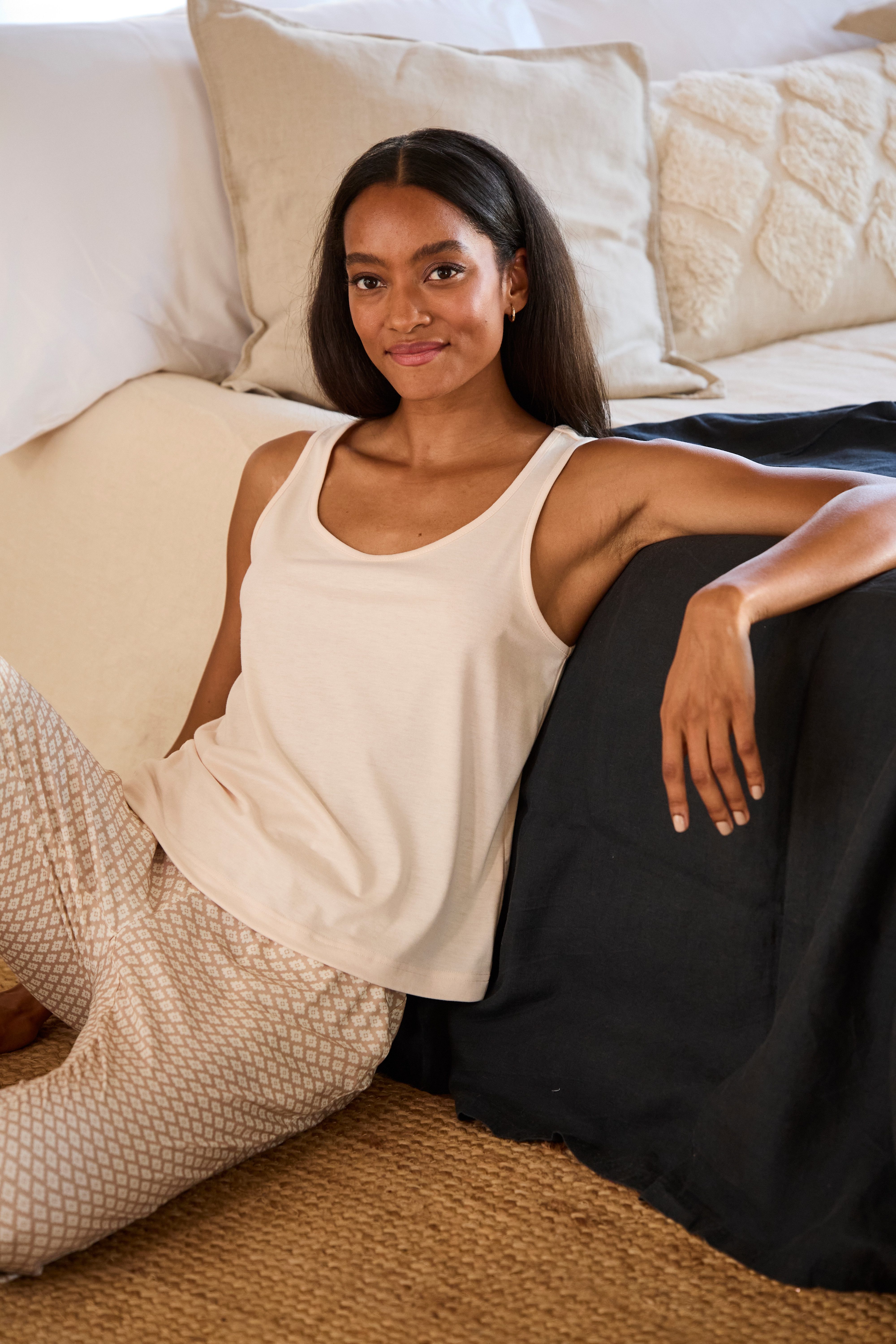 Lascana Tanktop In zachte viscosemix