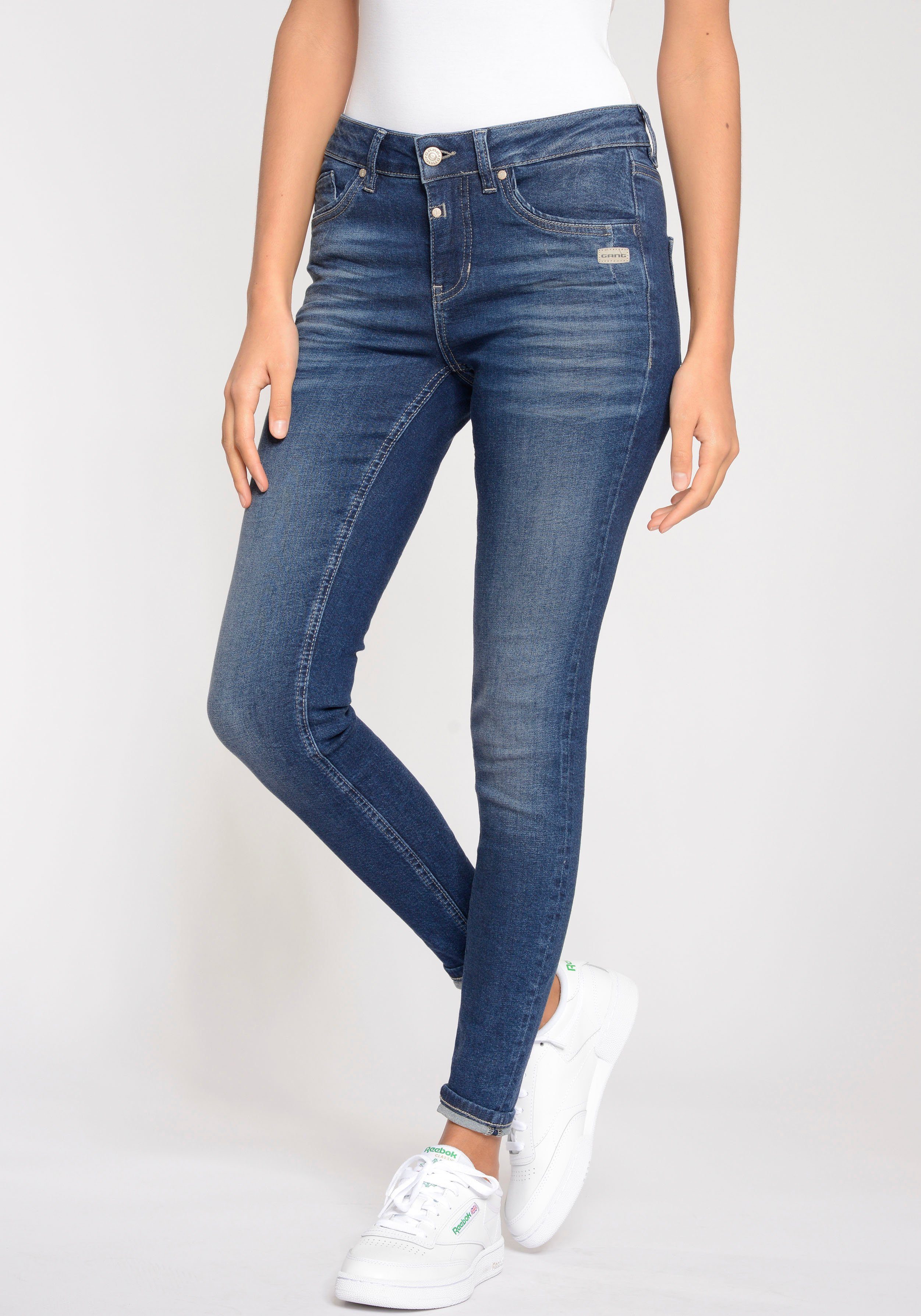 GANG Skinny fit jeans 94LAYLA dames skinny jeans maat 29 (38) blauw