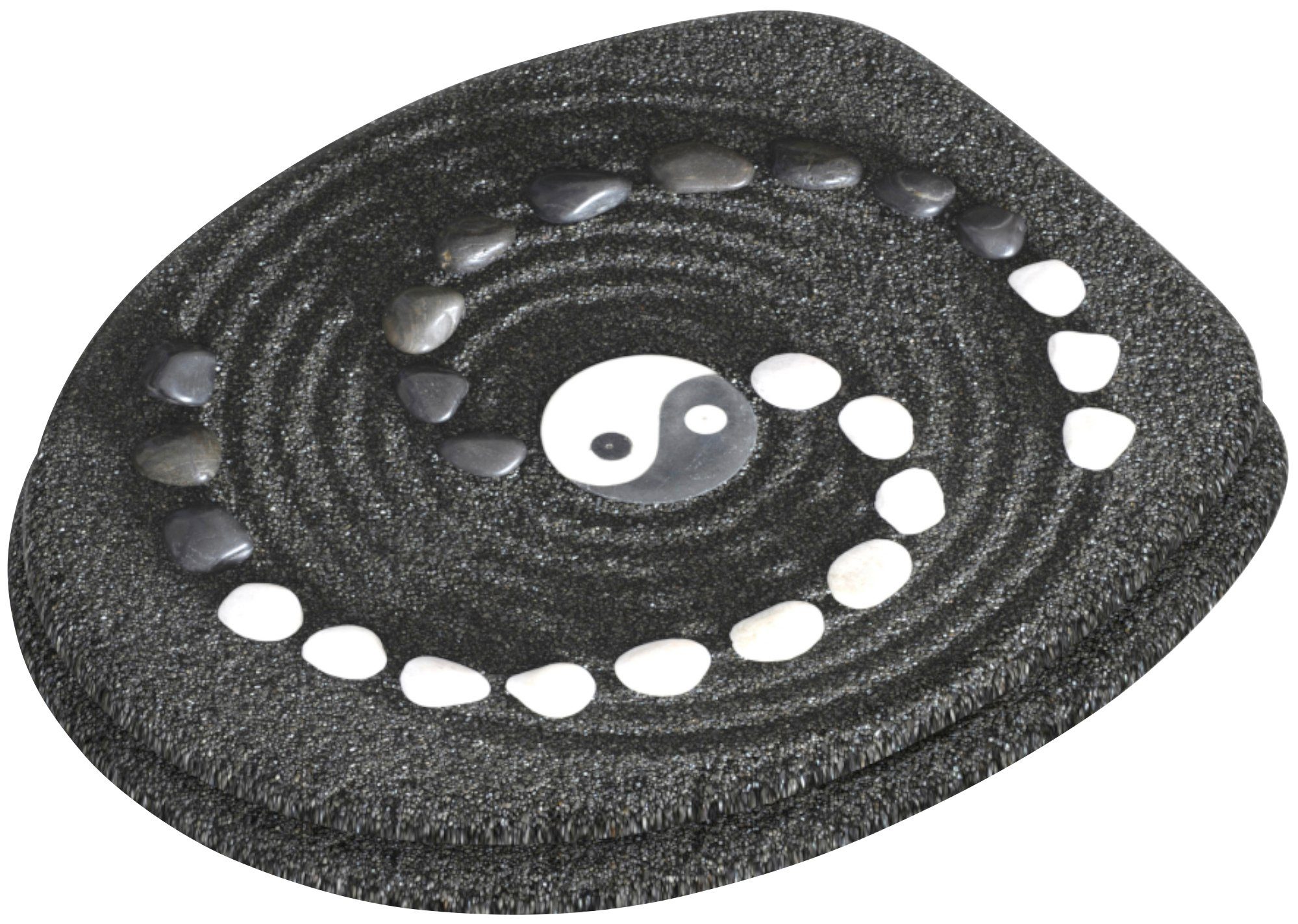 Sanilo Toiletzitting Yin yang met softclosemechanisme, bxl: 37,7x 42,0 - 47,0 cm