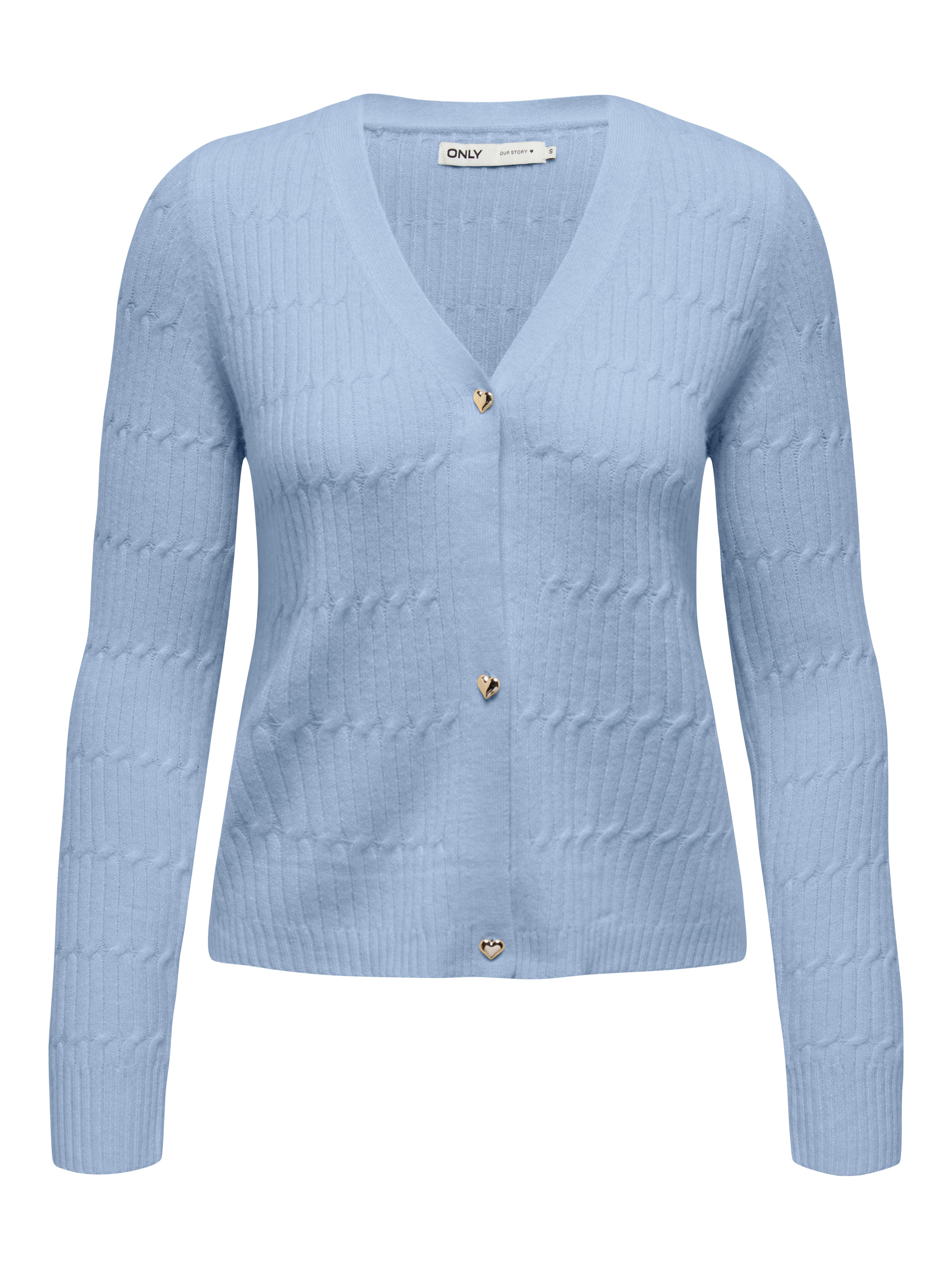 Only Vest ONLKATIA LS CABLE V-NECK CARDIGAN CC KNT