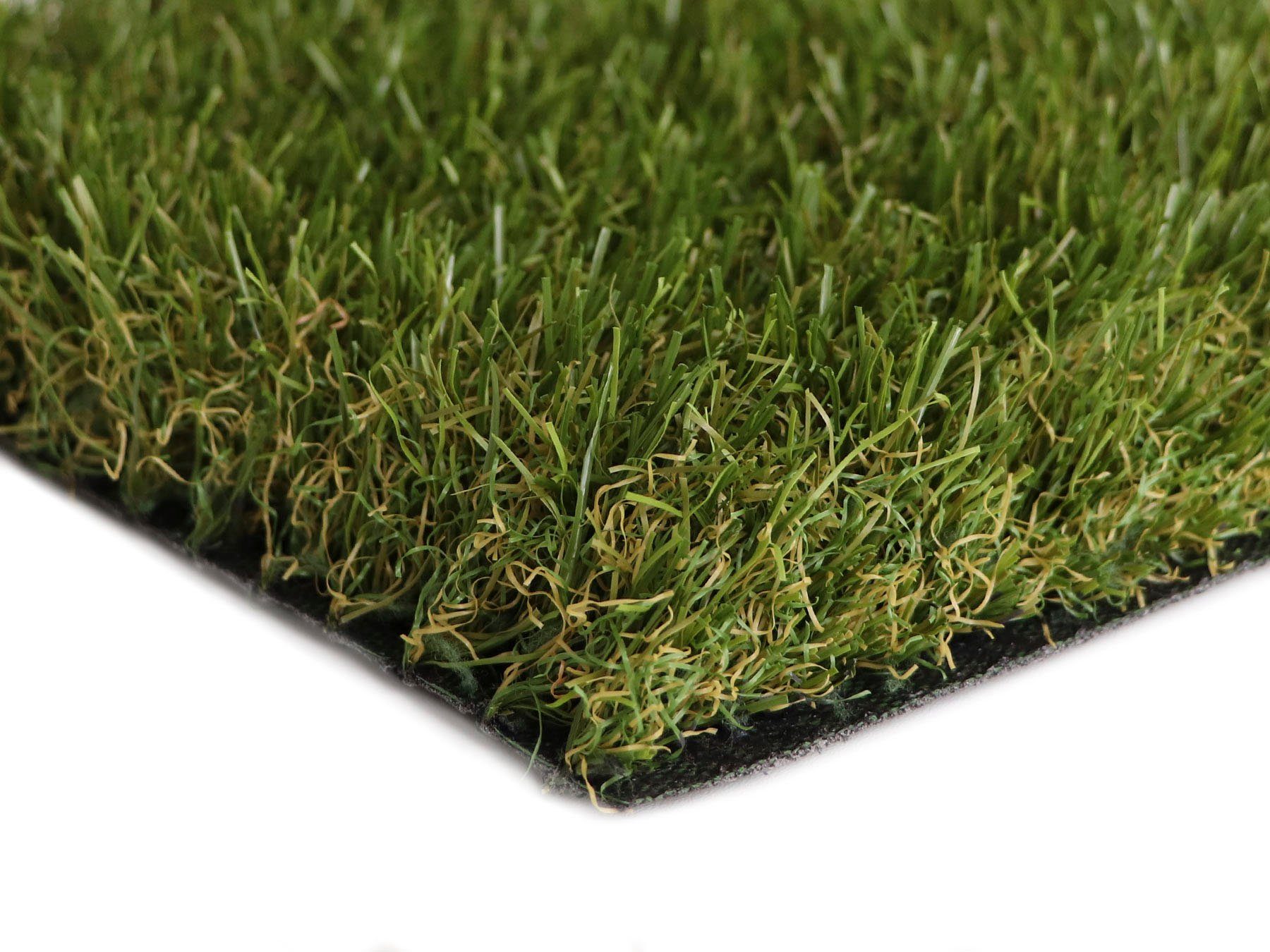 Primaflor-Ideen in Textil Kunstgras Premium ZENIT realistische look, met drainagefunctie, ideaal voor balkon & terras