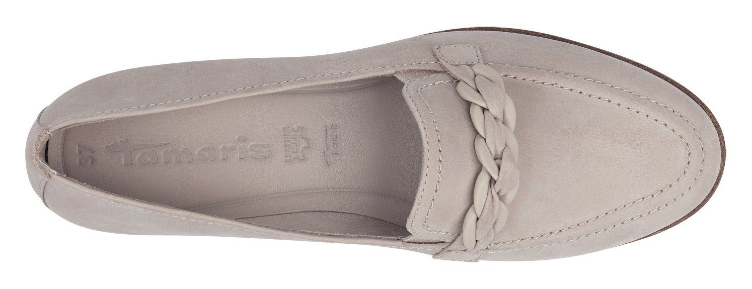 Tamaris Loafers Chunky slipper, plateau slipper met zijstretch-inzetten