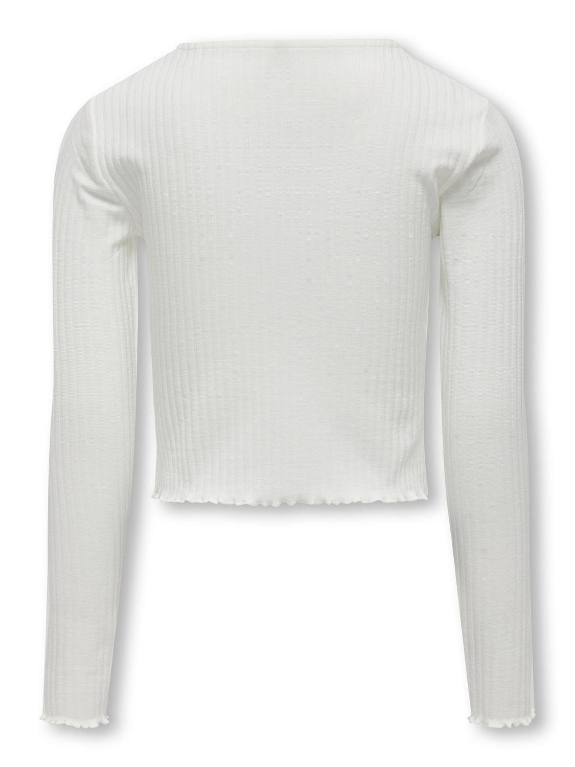 KIDS ONLY Shirt met ronde hals KOGNELLA L/S O-NECK TOP JRS NOOS