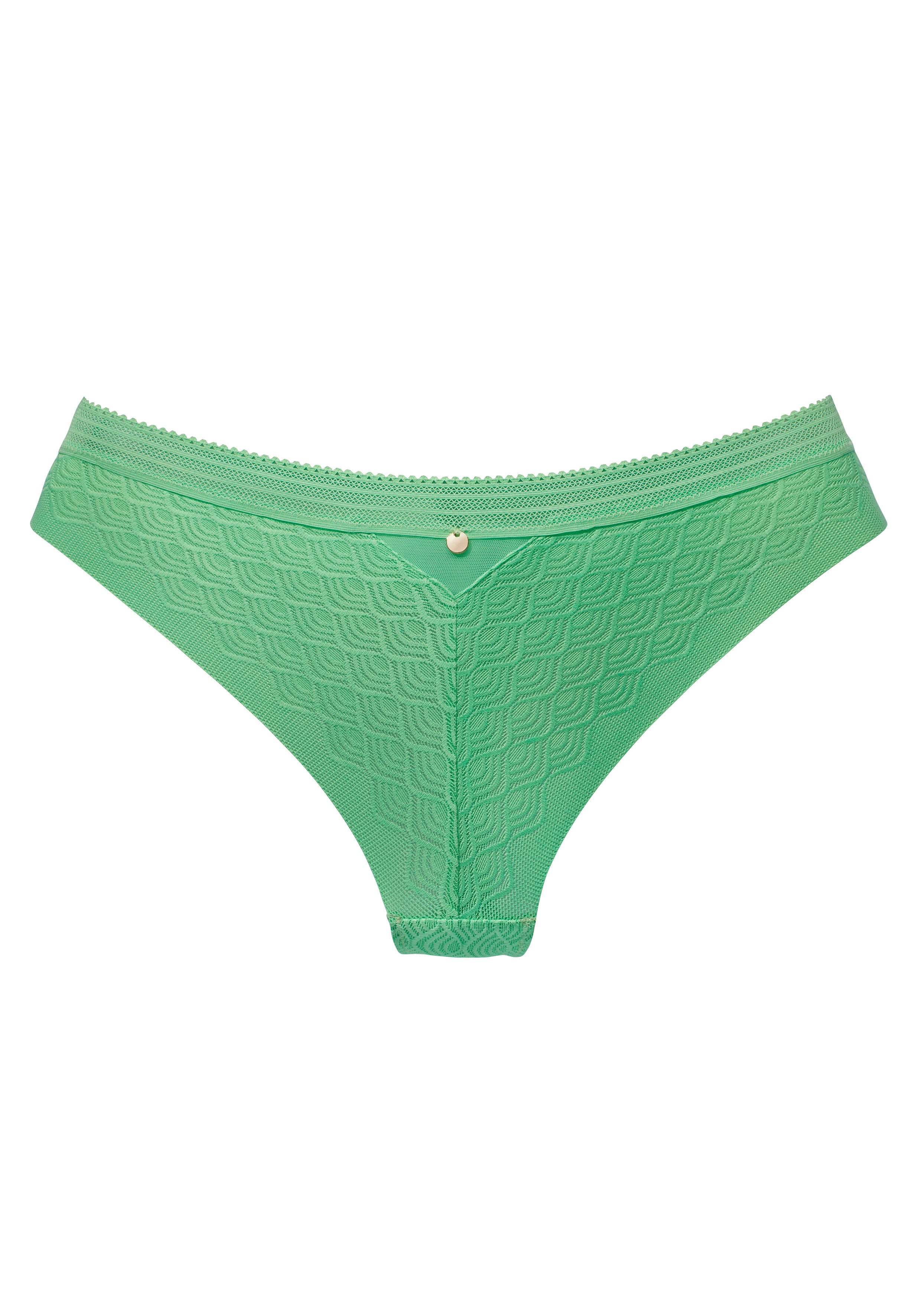 Lascana String van kant in moderne look met extra platte randen
