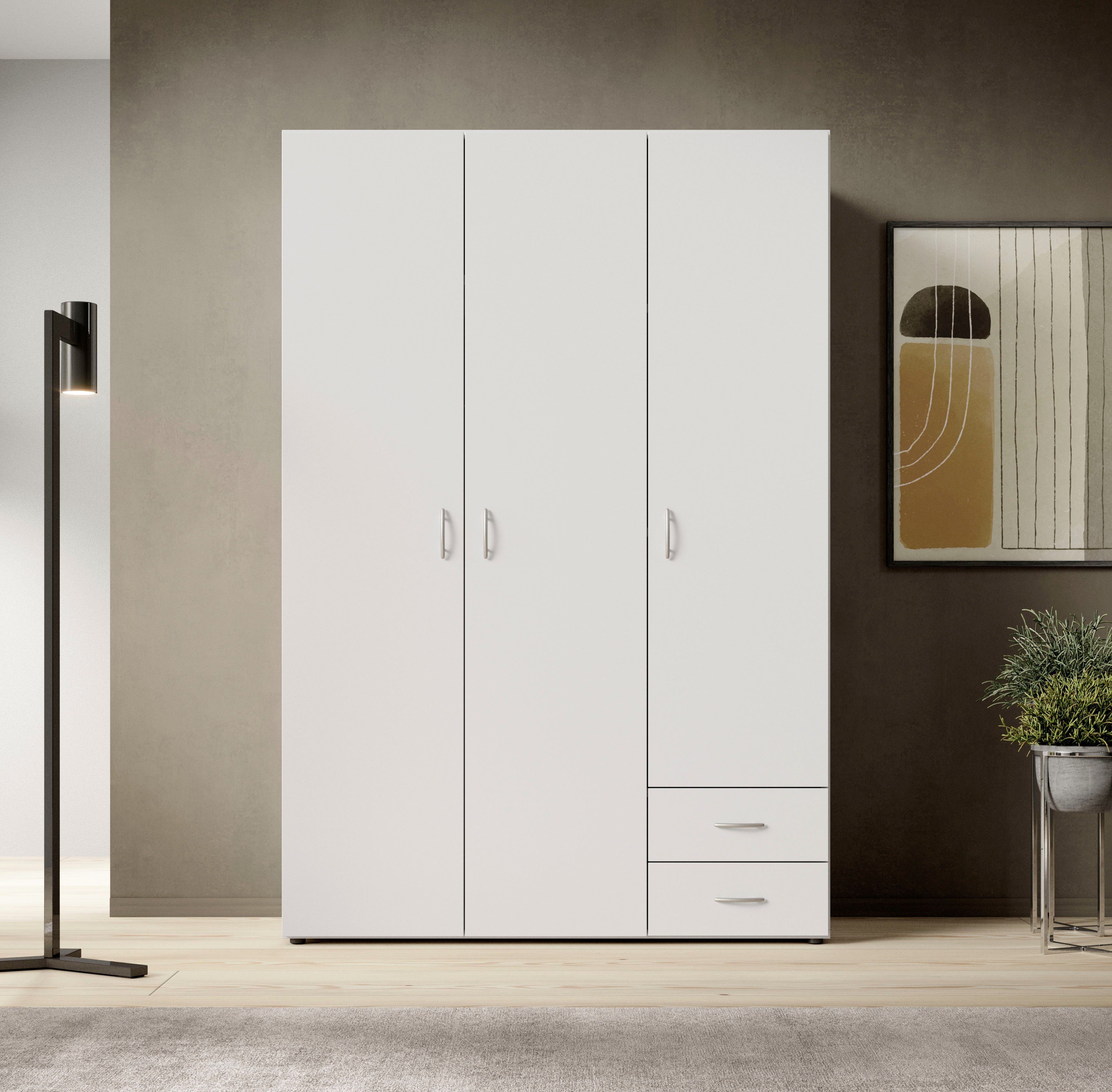 Schlafkontor Draaideurkast Base kledingkast Joe garderobekast waskast bega kast slaapkamer bestseller in 3 breedtes en 2 kleuren