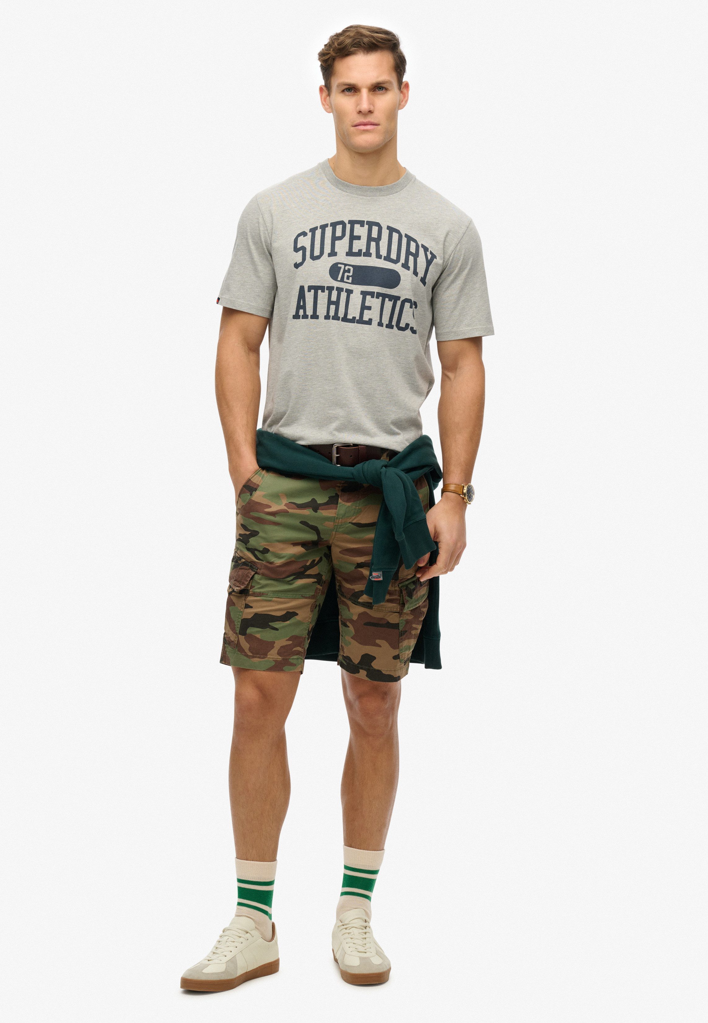 Superdry Shirt met ronde hals ATHLETIC ESS TEE