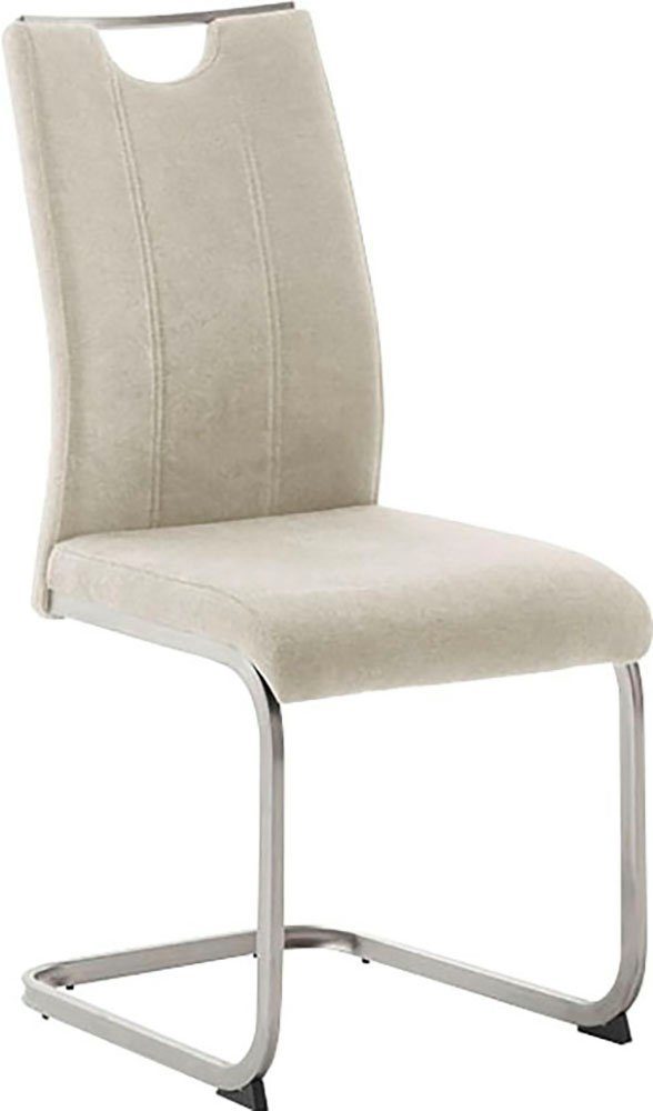 MCA furniture Vrijdragende stoel MCA DERESINA sledestoel met handgreep (4-set), schommelstoelen met handgreep, comfort zithoogte van ca. 48 cm