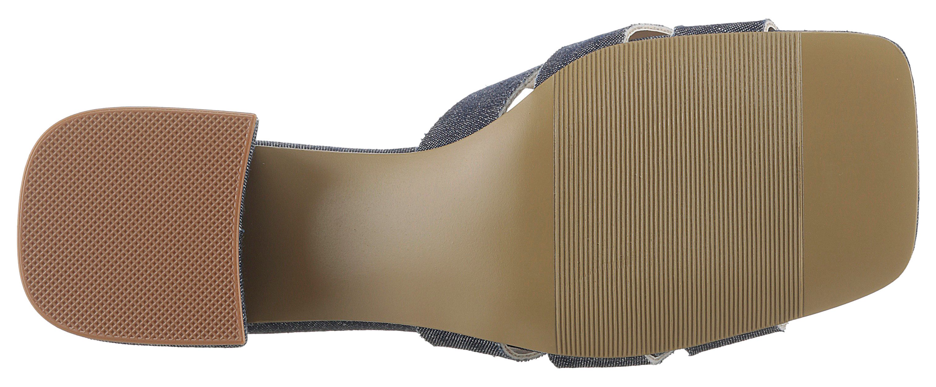 Aniston SHOES Slippers , zomerschoen, feestdag schoen, blokhak - nieuwe kollectie
