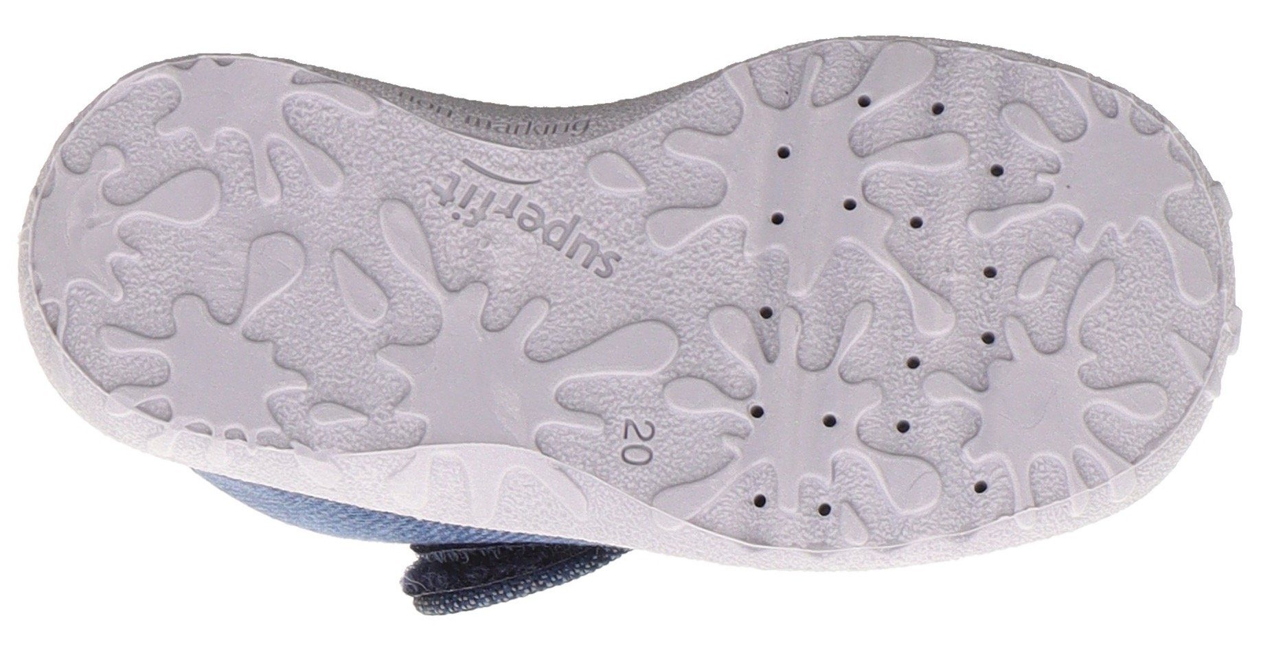 Superfit Pantoffels SPOTTY WMS: middel Borduursel licht op in het donker