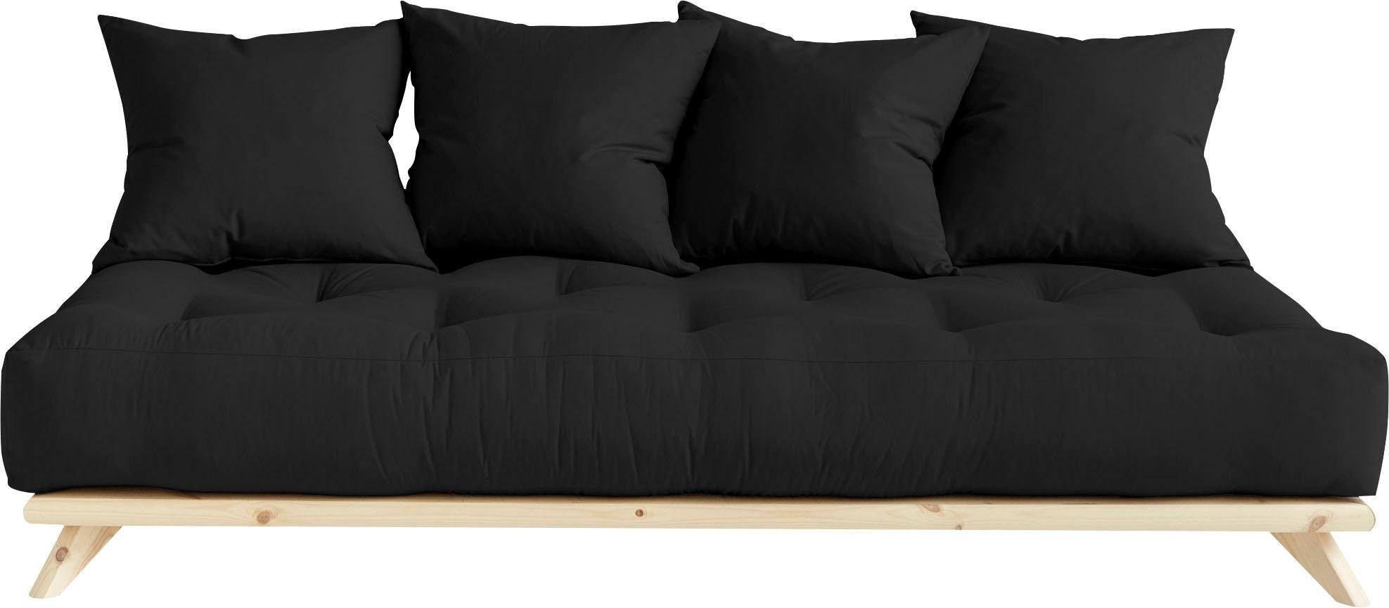 Karup Slaapbank Senza divan met houtstructuur