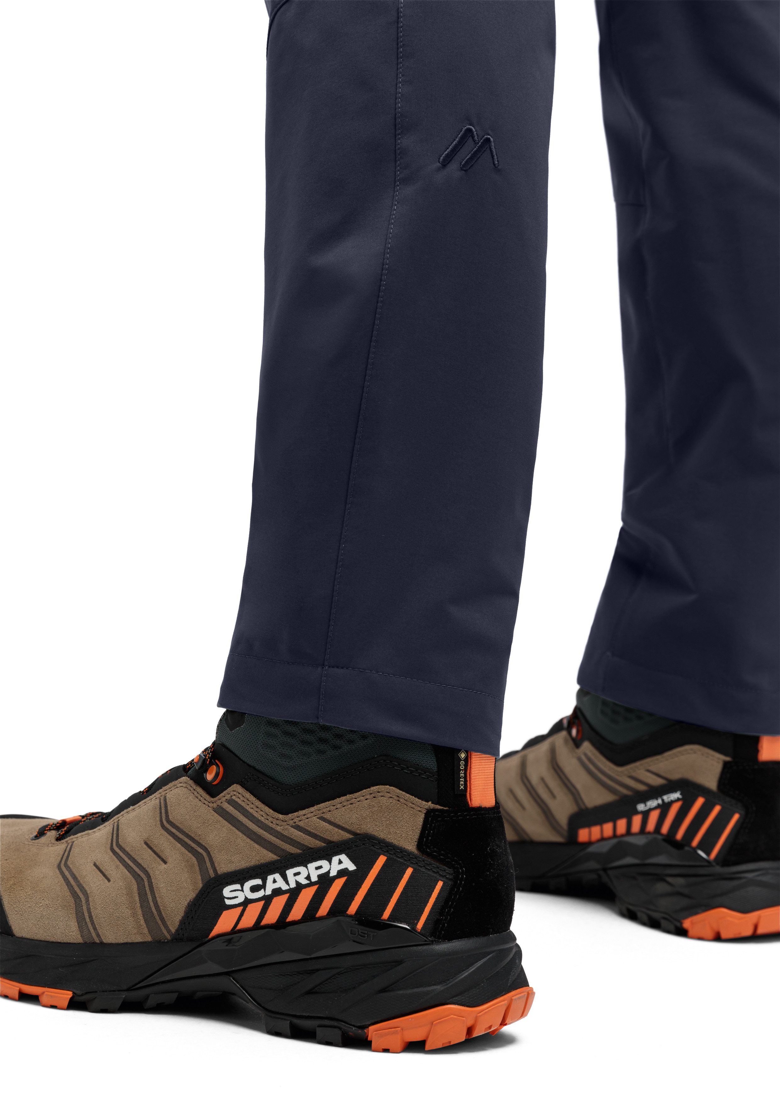 Maier Sports Outdoorbroek Nil Loop Heren wandelbroek, functionele broek met zakken + riem, regular fit