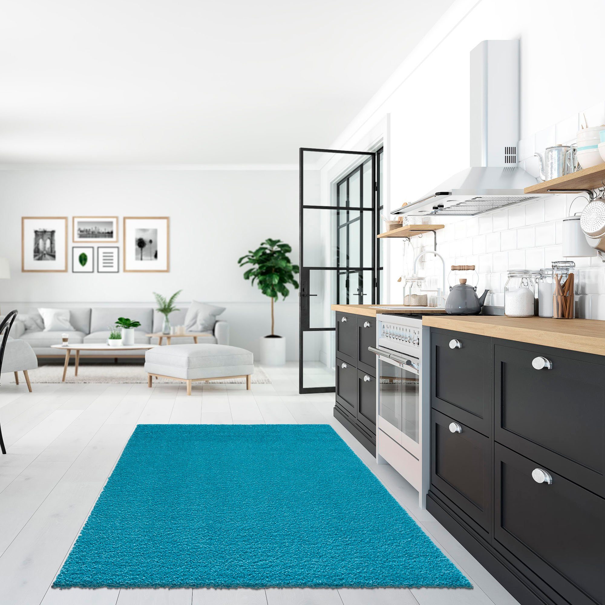 SANAT HALI Hoogpolig vloerkleed LOCA Woonkamer, lange pool, shaggy, slaapkamer