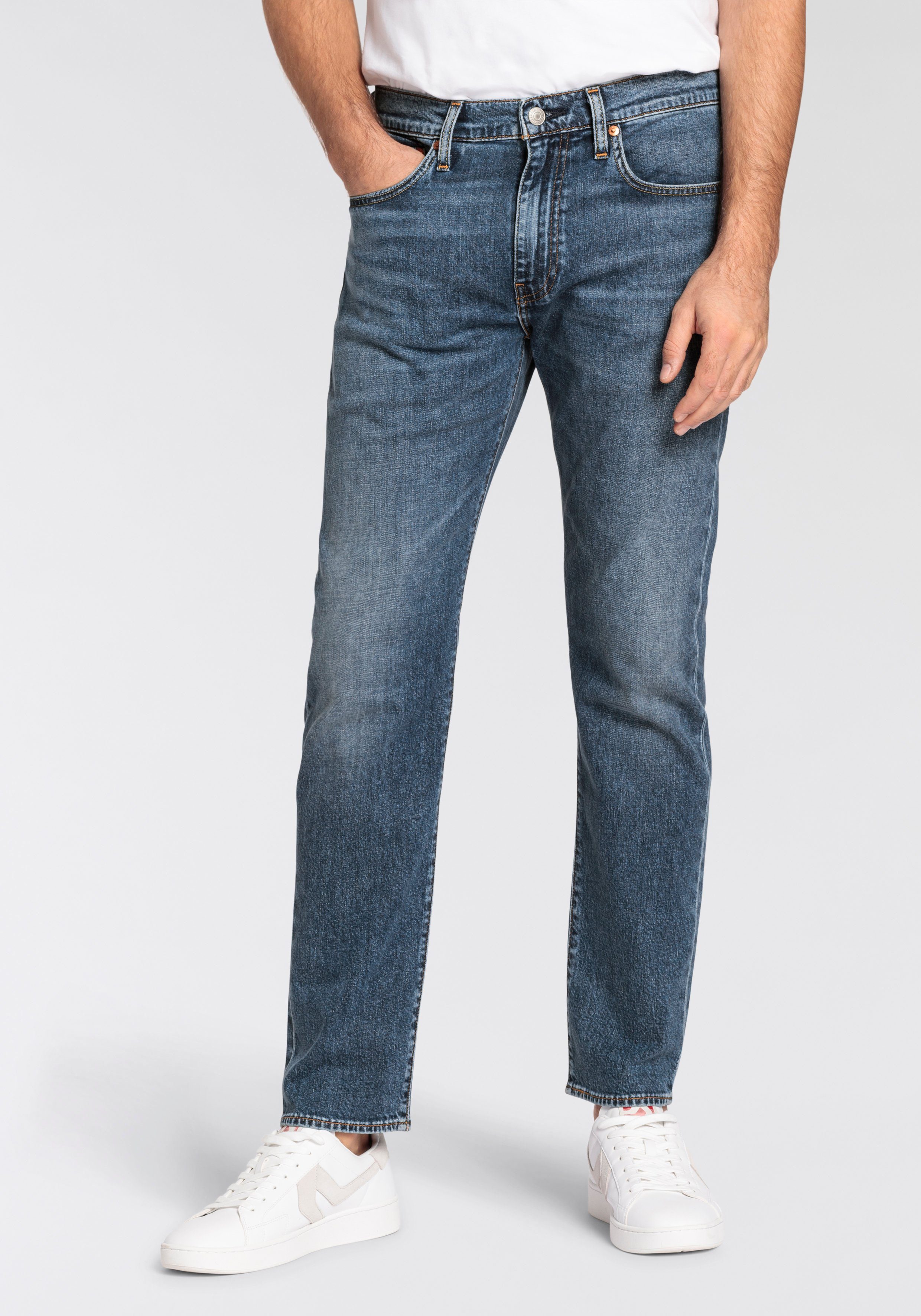 Levi's Tapered jeans 502 TAPER in een elegante, moderne stijl heren tapered jeans maat 31 blauw