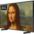 samsung led-lifestyle-tv 75" qled 4k the frame (2022), 189 cm - 75 ", smart tv - google tv, kwantum processor 4k - matte display - kwantum hdr zwart