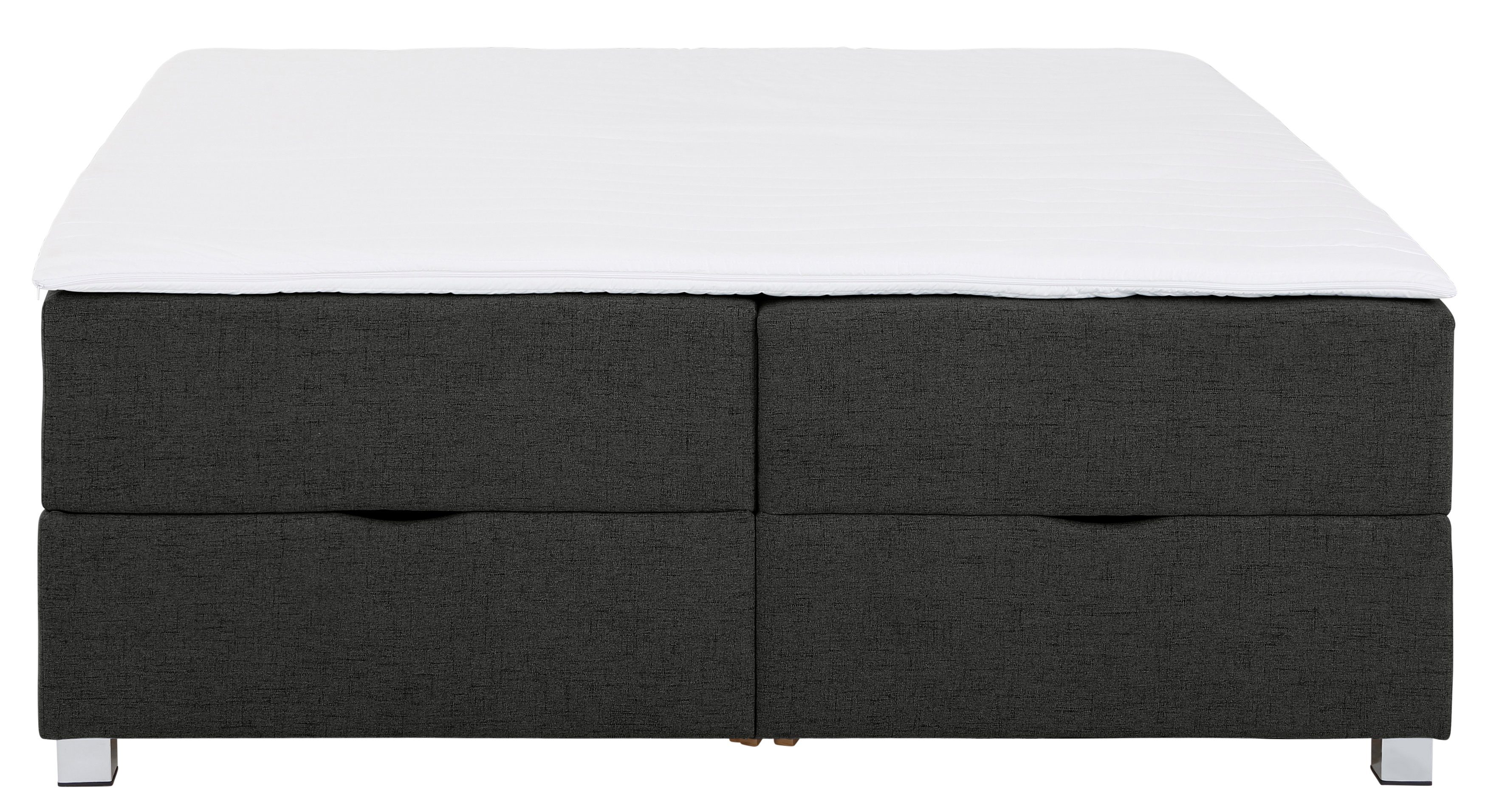 INOSIGN Boxspring Alexis zonder hoofdbord - ideaal voor ruimtes met schuine plafonds, in 4 breedten