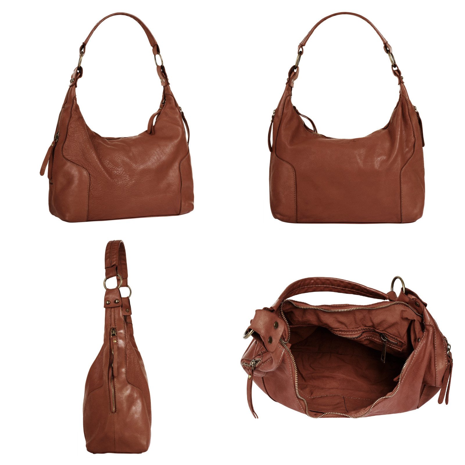 Samantha Look Shopper echt leer, made in italy