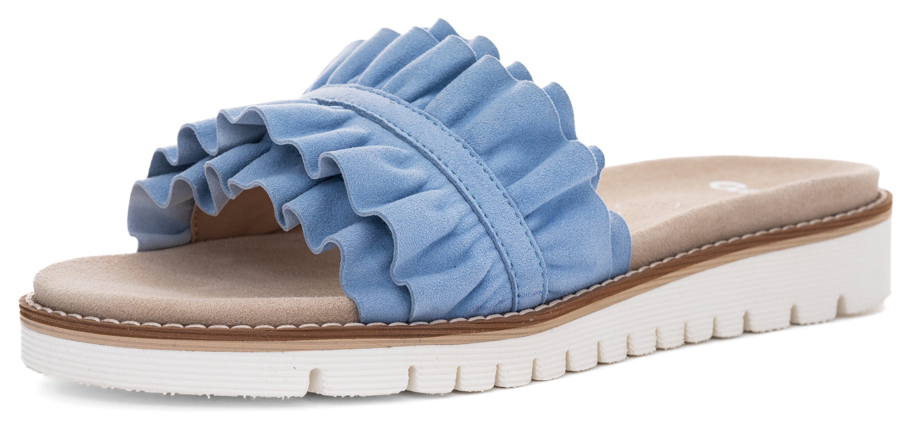 Ara Slippers KENT , slides, flats, sandaal met geplooide bandage