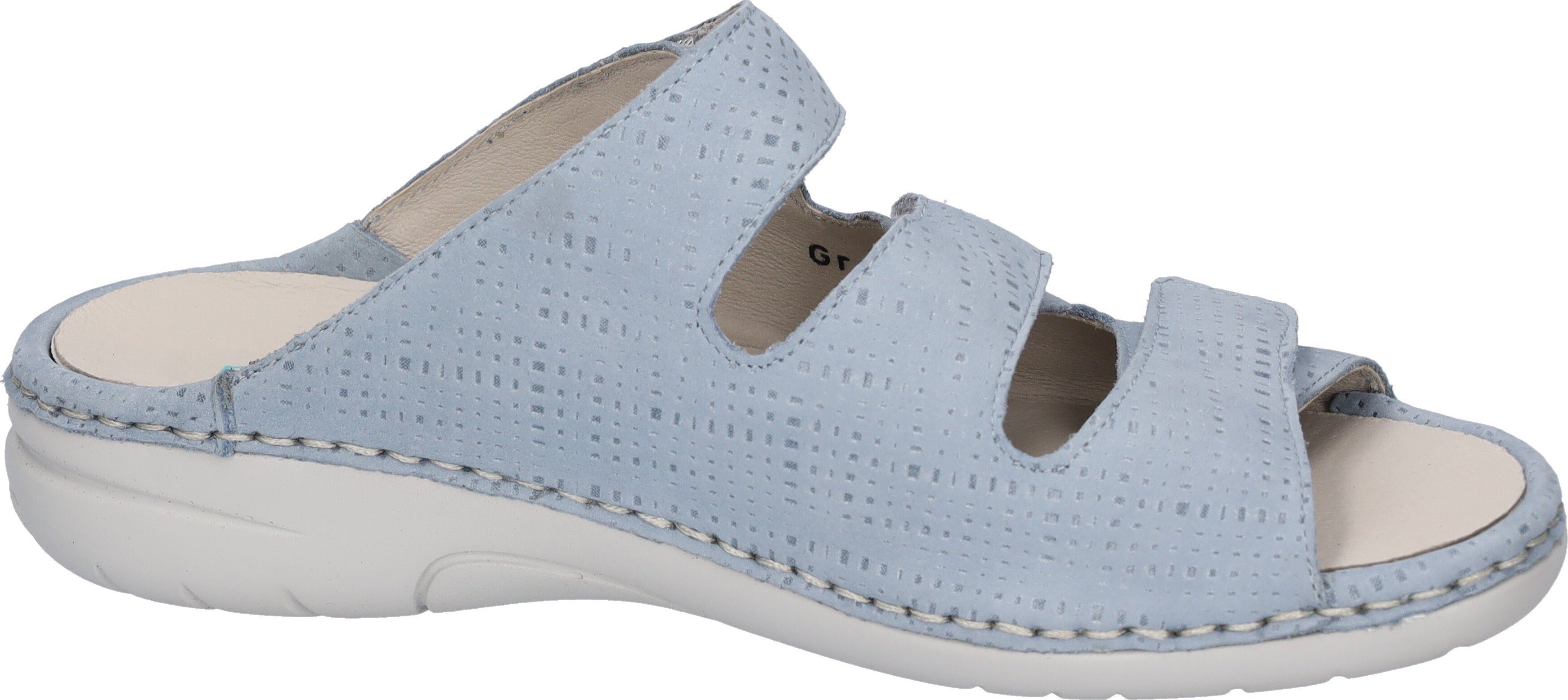 Waldläufer Slippers GUNNA , sleehak, zomerschoen, pantoffels in comfortabele schoenwijdte g