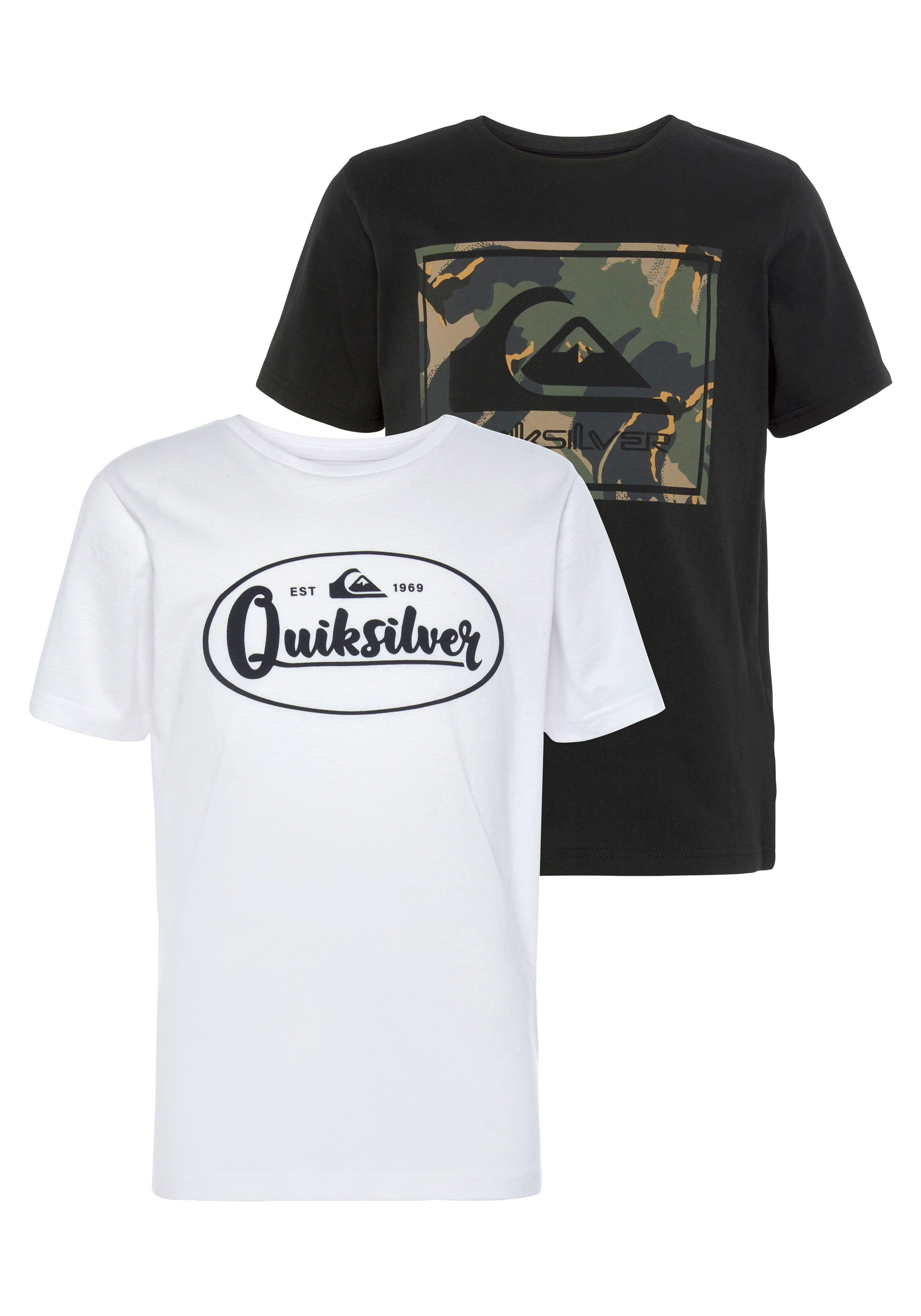 Quiksilver T-shirt ARCHICAMO PACK SHORT SLEEVE TEE YOUTH - voor kinderen (set, 2-delig)