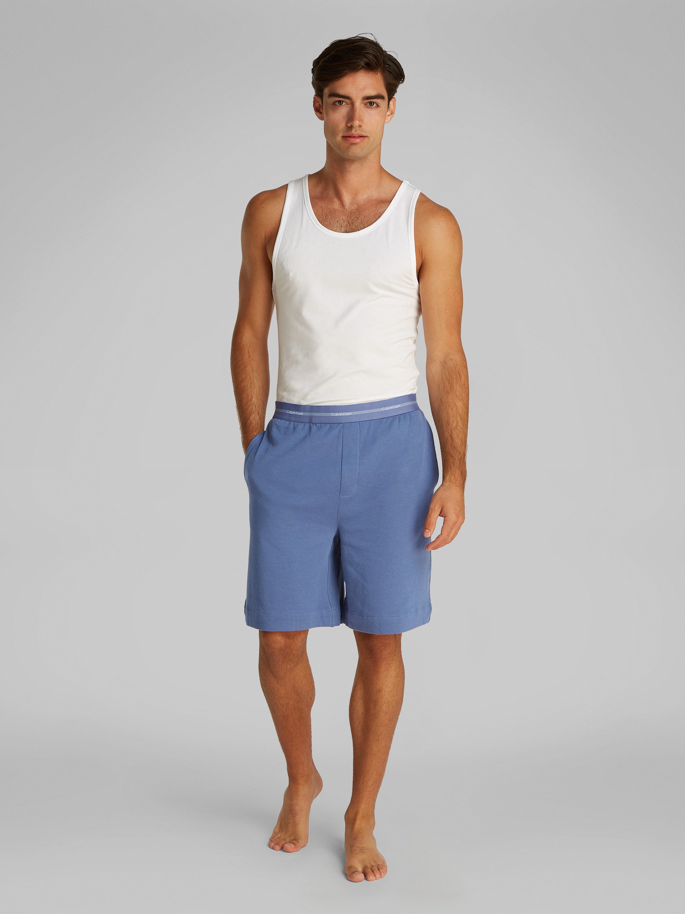 Calvin Klein Pyjamashort SLEEP SHORT met calvin klein-logo op de elastische band