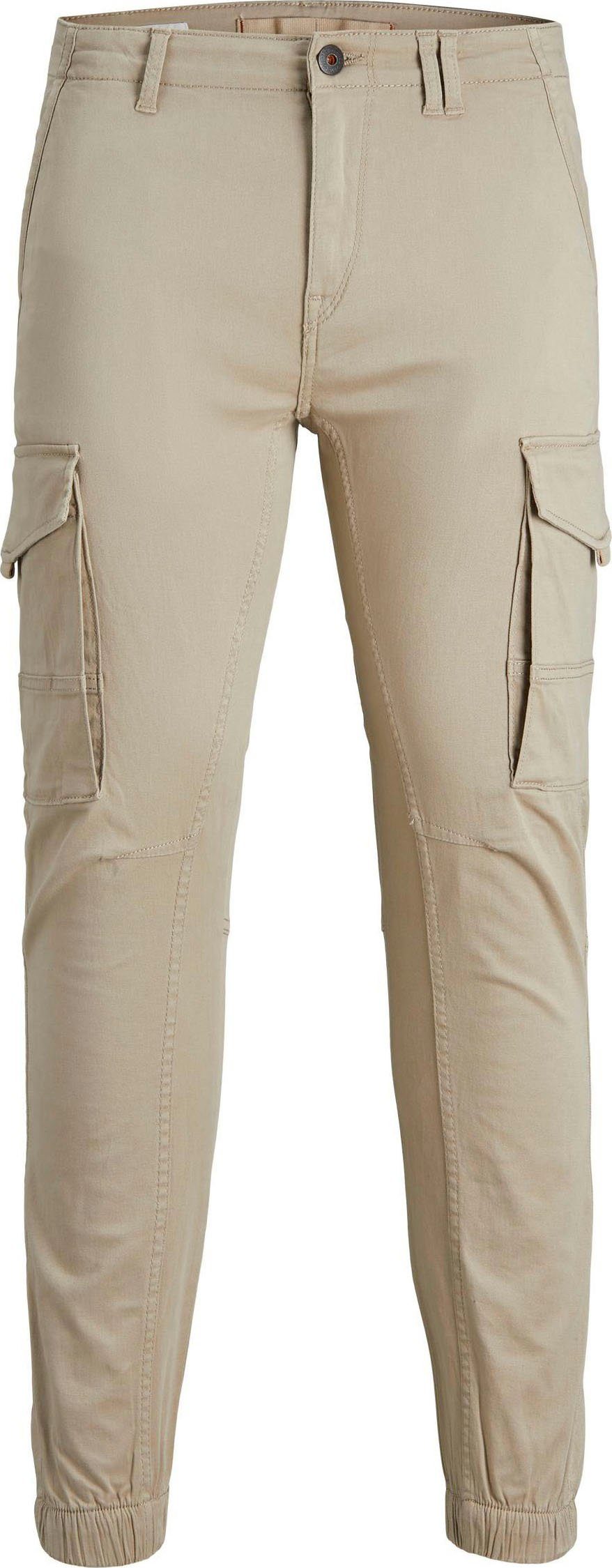 Jack & Jones Junior Cargobroek JPSTPAUL JJFLAKE 1075 CROCKERY NOOS JNR