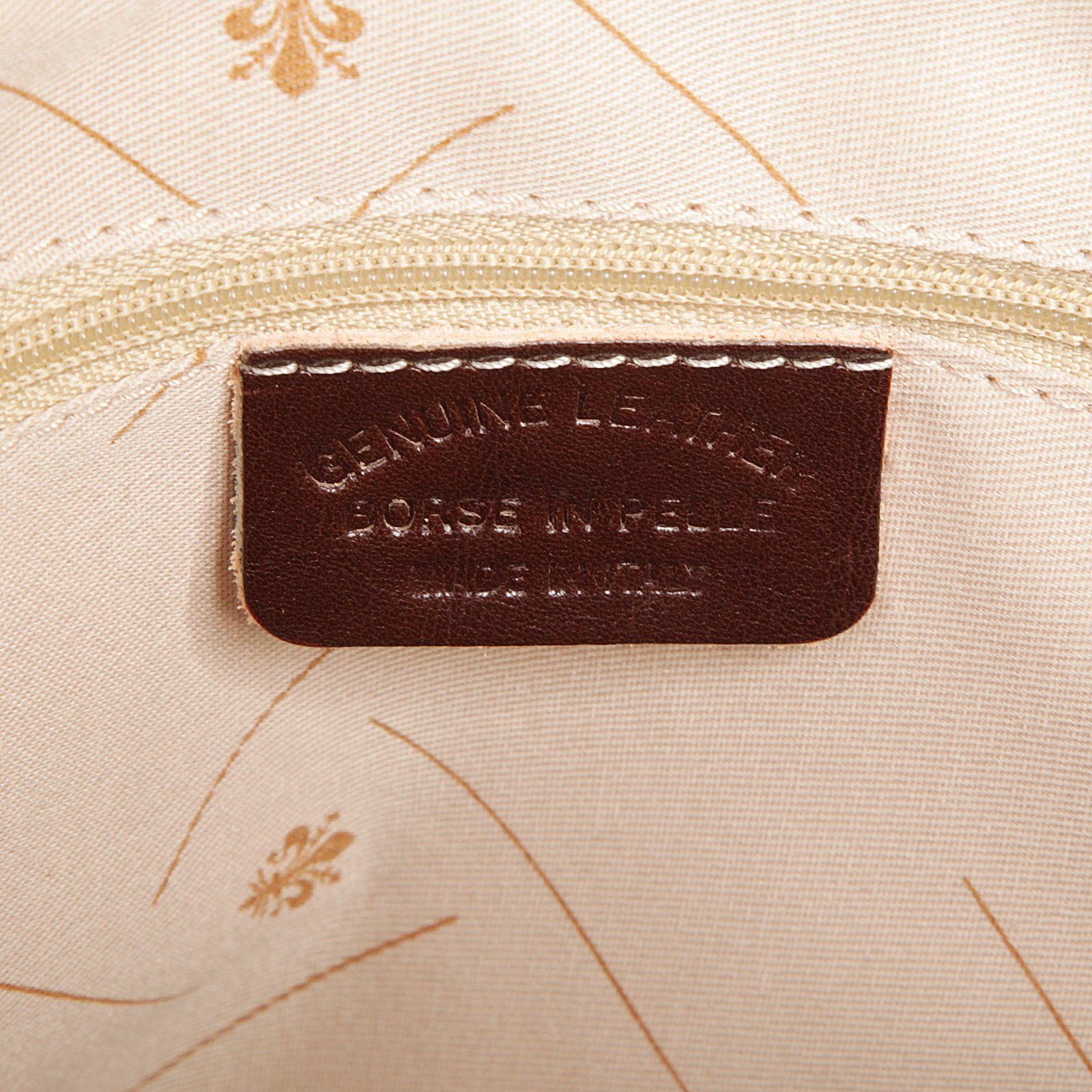 Piké Shopper echt leer, made in italy