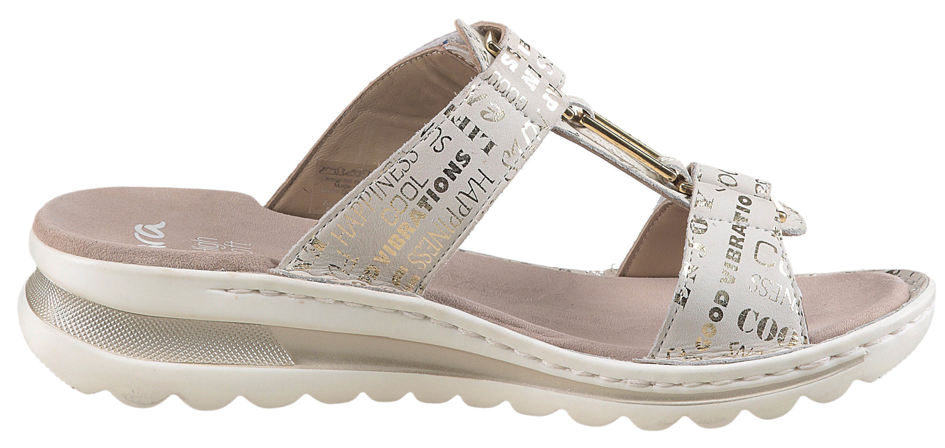 Ara Slippers TAMPA sleehak, zomerschoen, slippers met sieraandeel, g-breedte