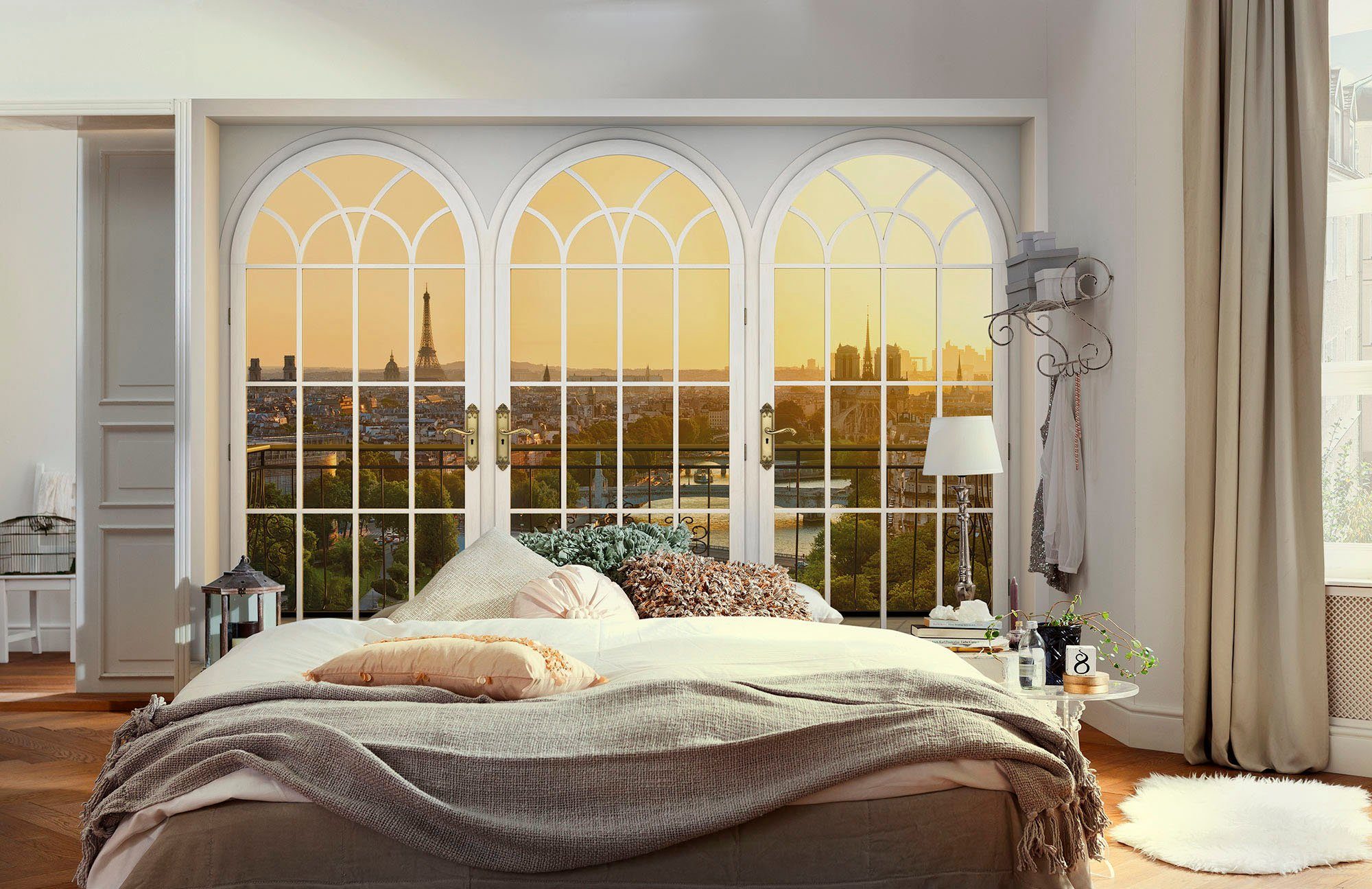 Komar Vliesbehang Digitale print vlies - Belle Vue - Afmeting 400 x 260 cm (1 stuk)